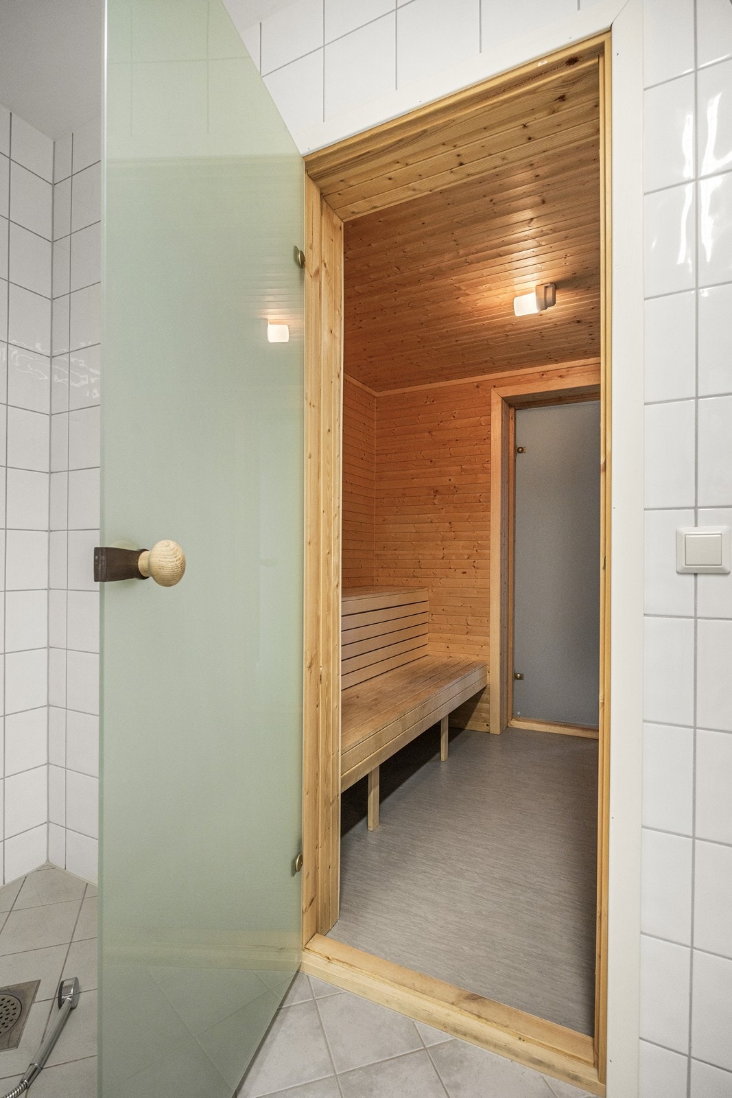 Badstue i tilknytning til treningsrommet. Galleribilde