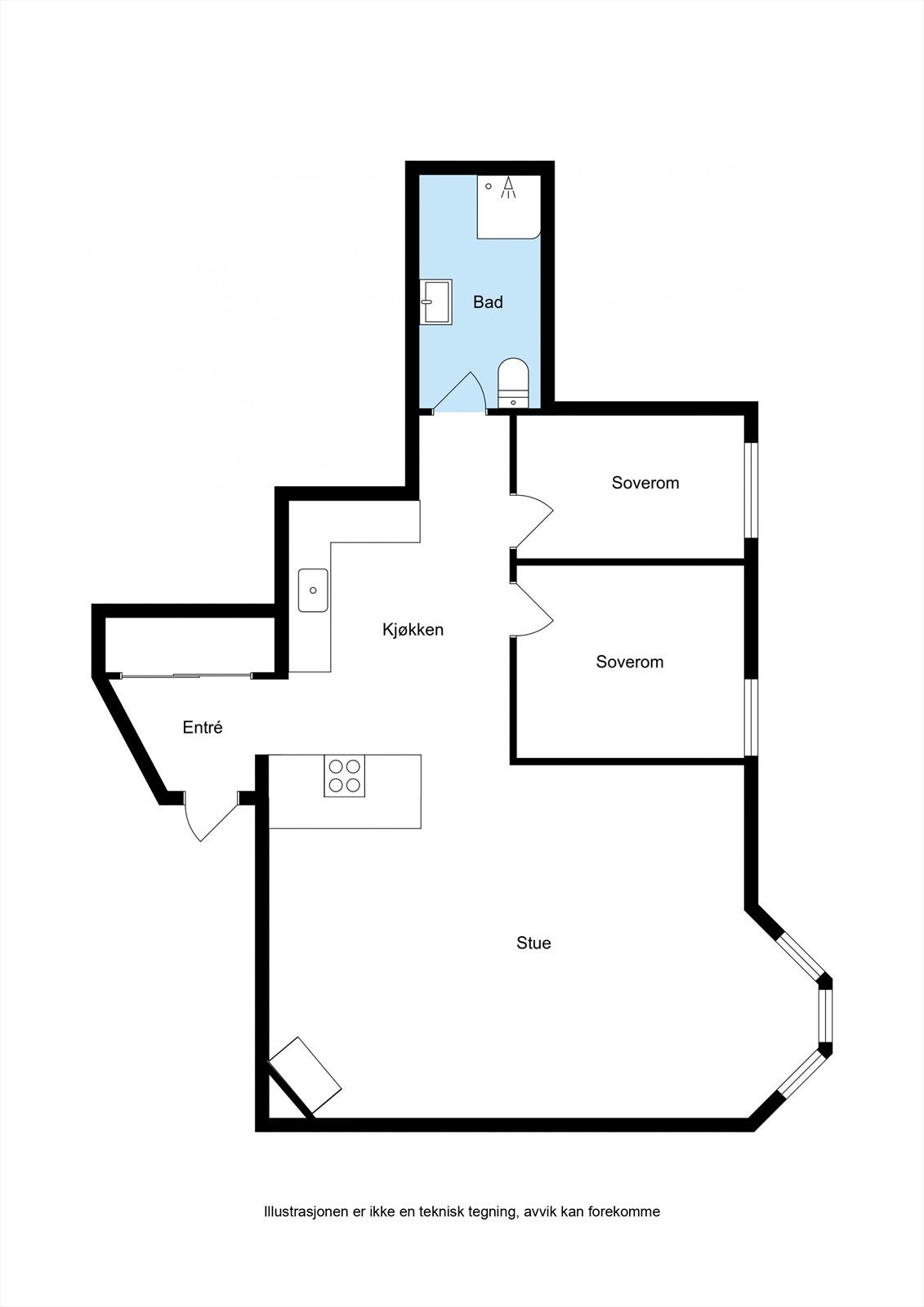 Planskisse Galleribilde