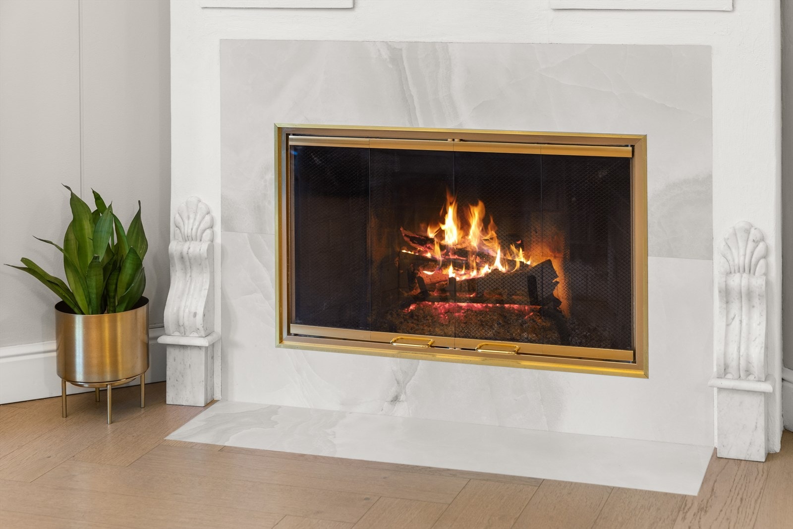 Flott peis i stue Galleribilde