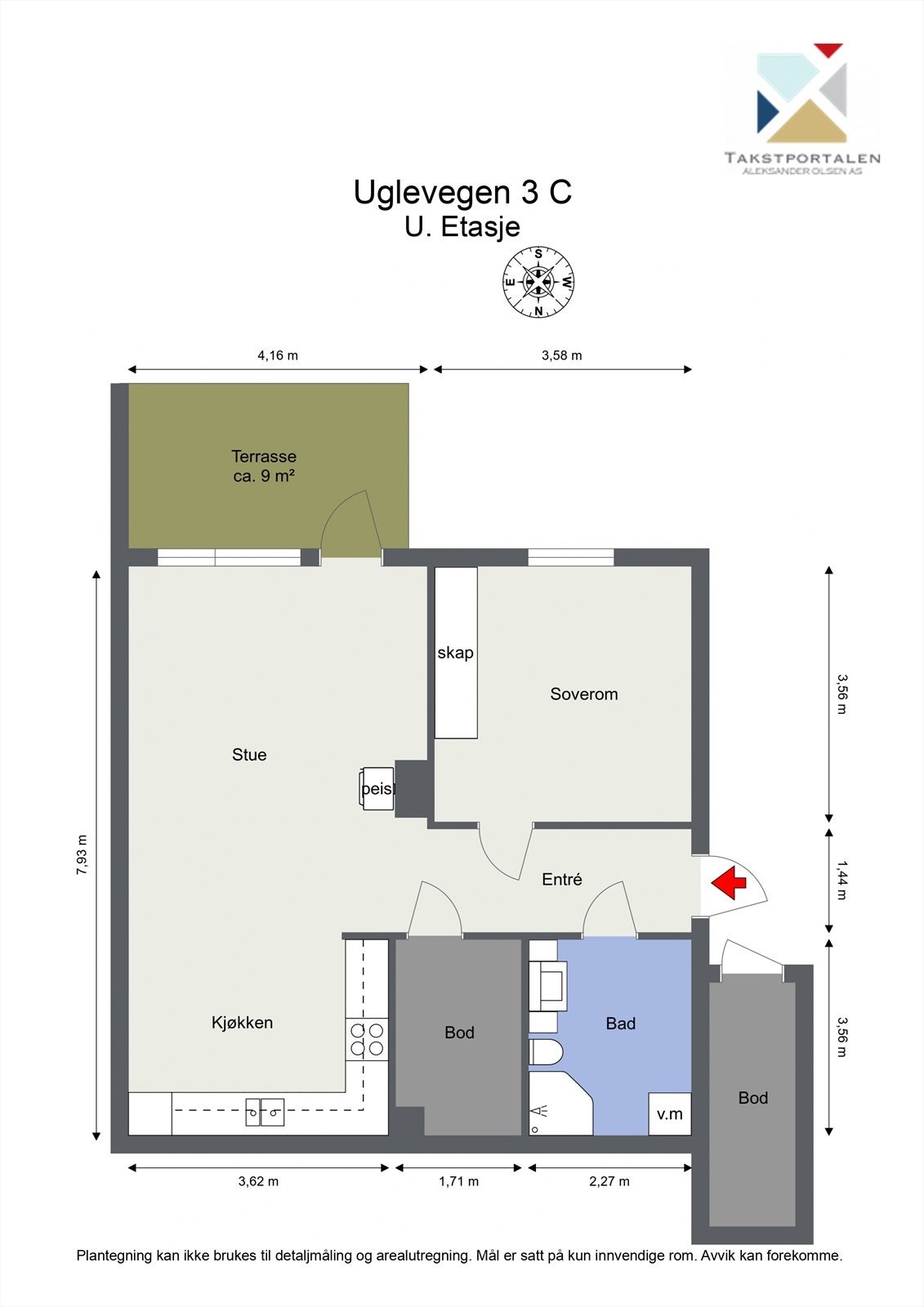 Plantegning. Galleribilde