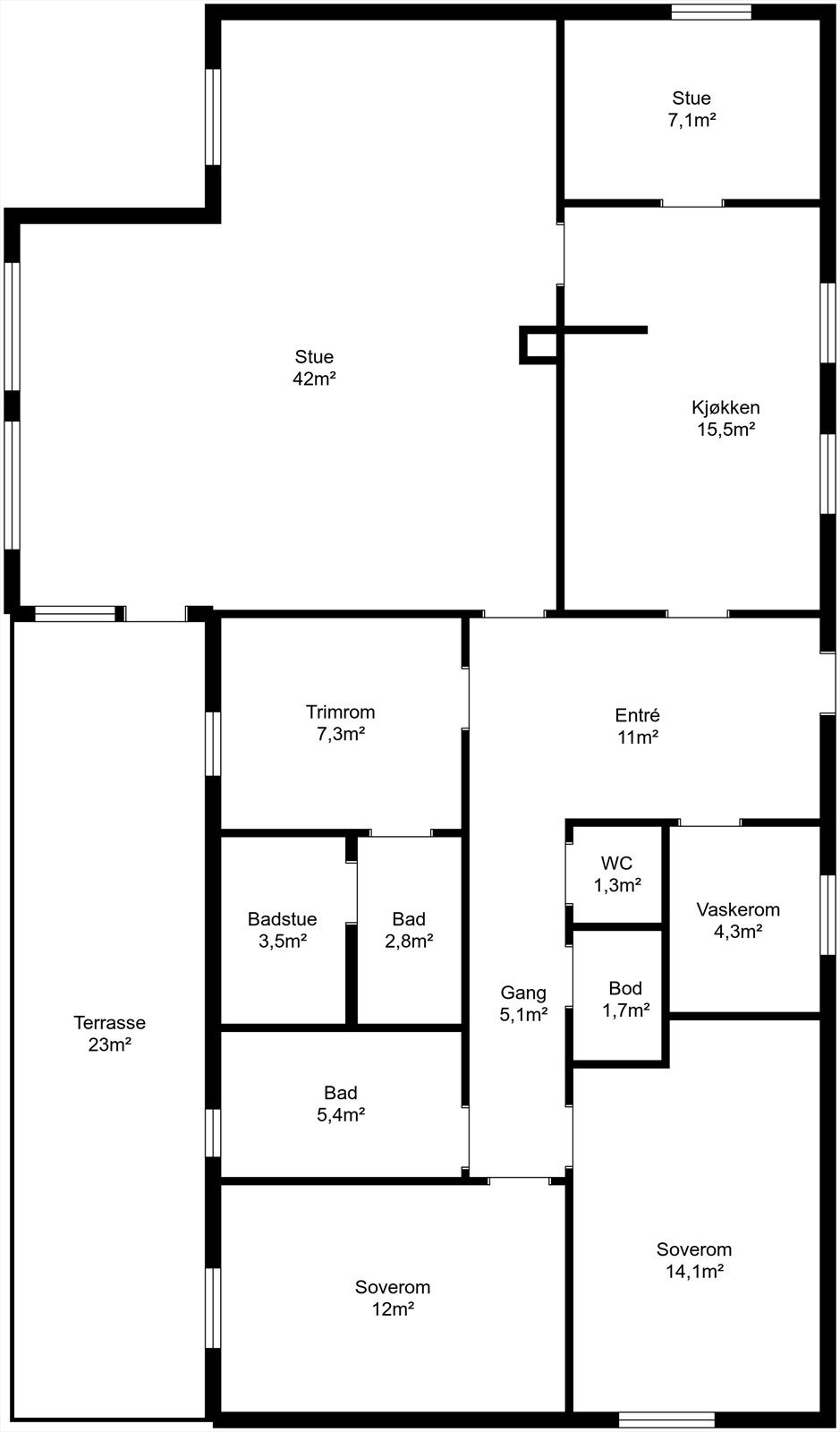 Planskisse - Svehøgda 152 Galleribilde