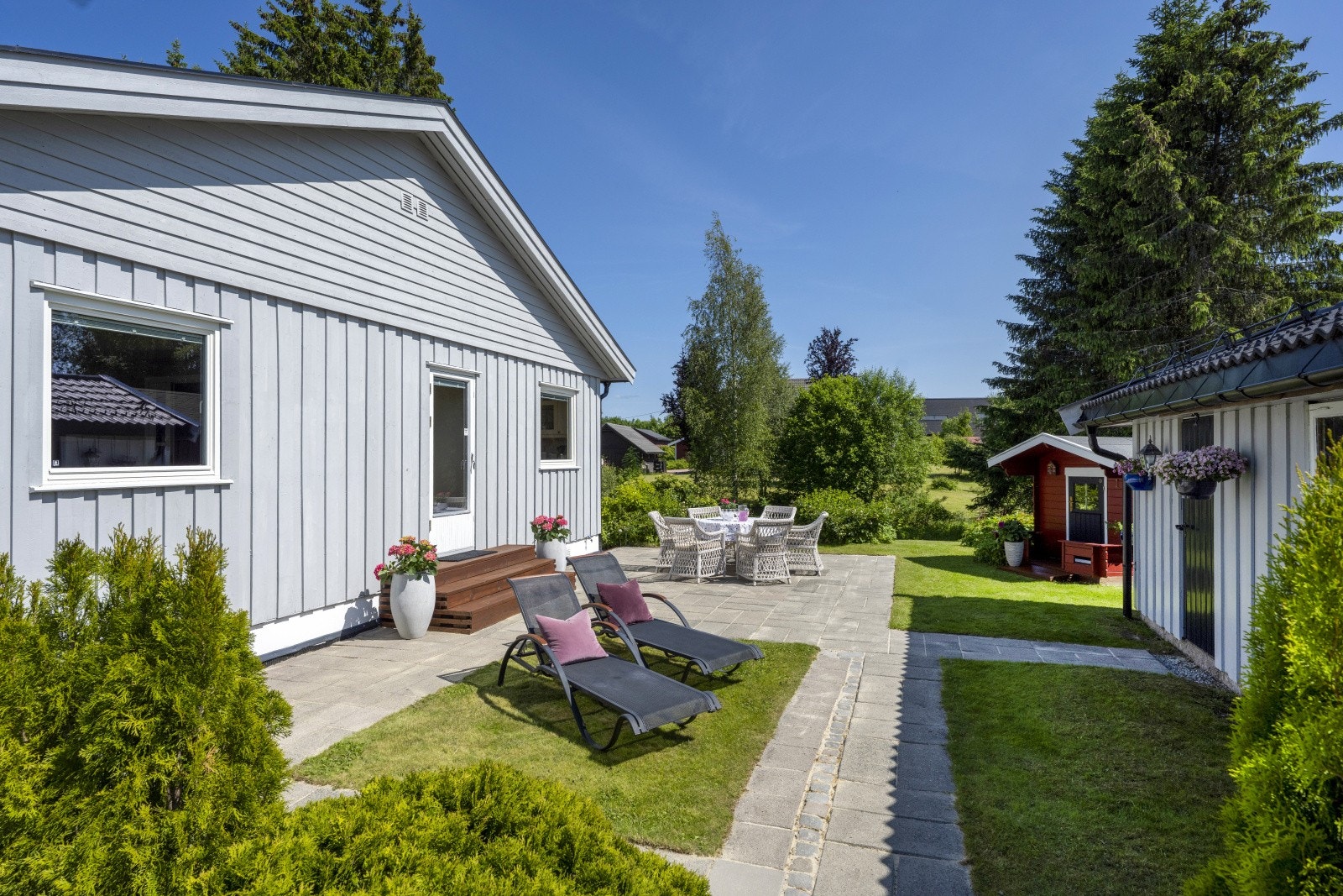 Her er det god plass for både avslapning og sosiale lag. Galleribilde