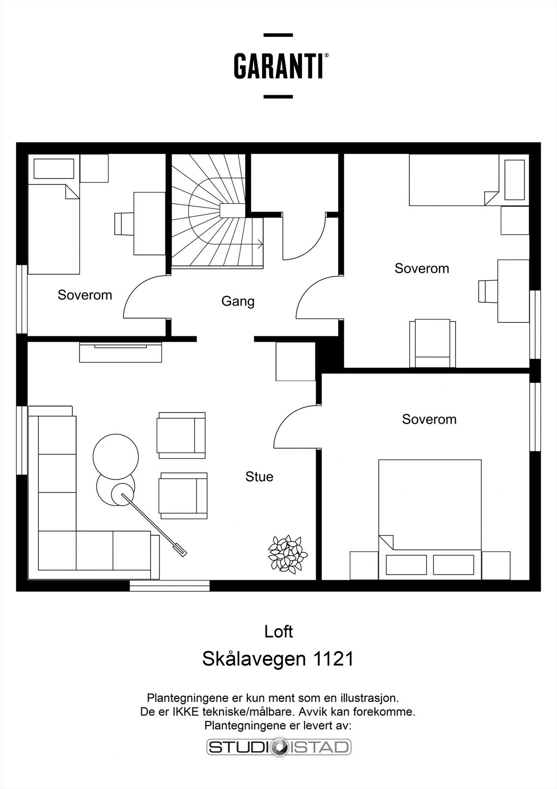 Plantegning Galleribilde