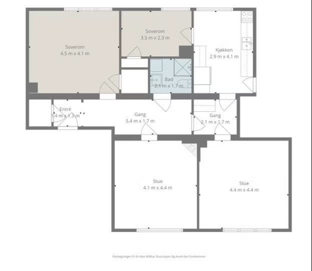 Plantegning. Galleribilde