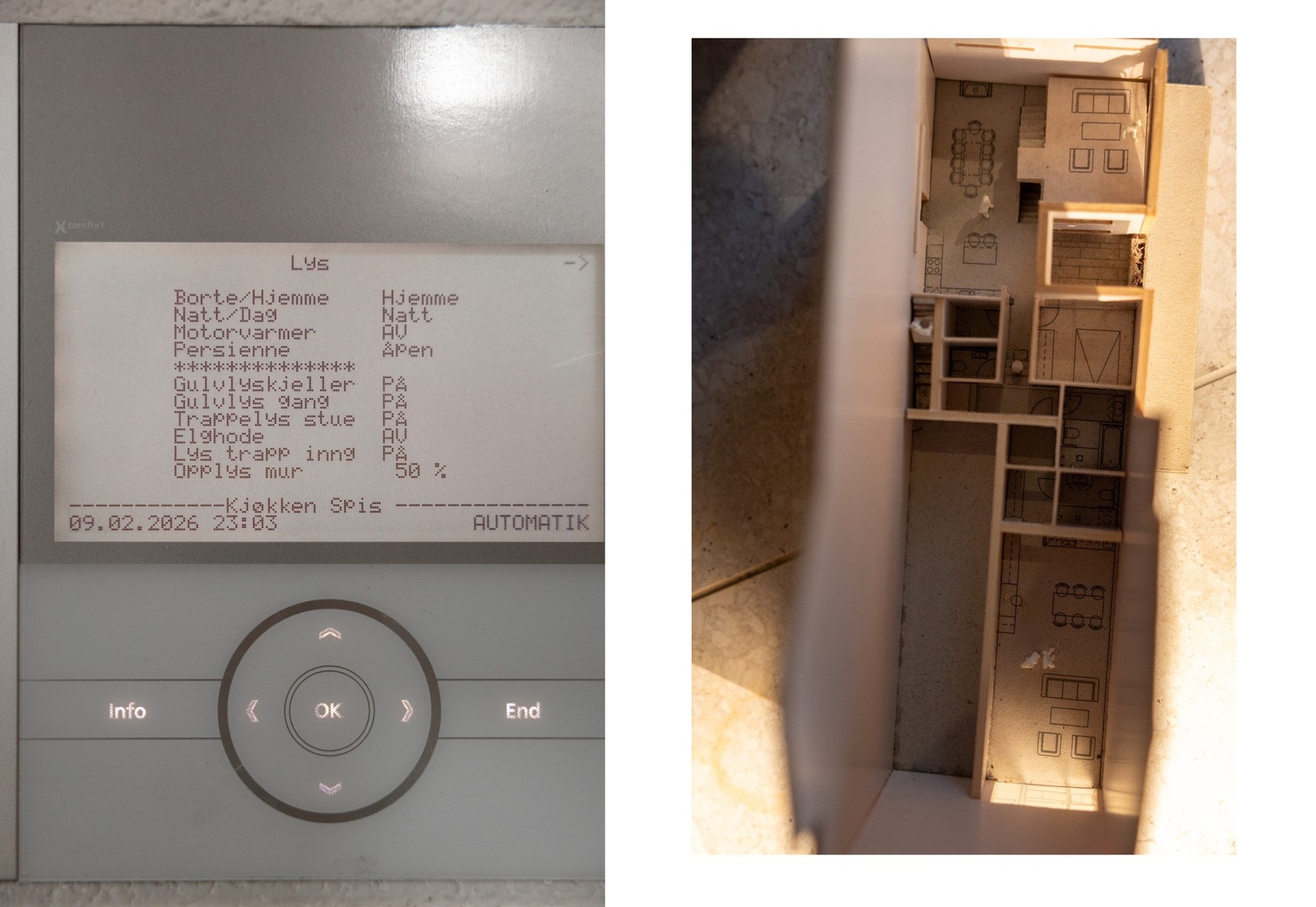 Boligen har montert balansert ventilasjonsanlegg. Galleribilde