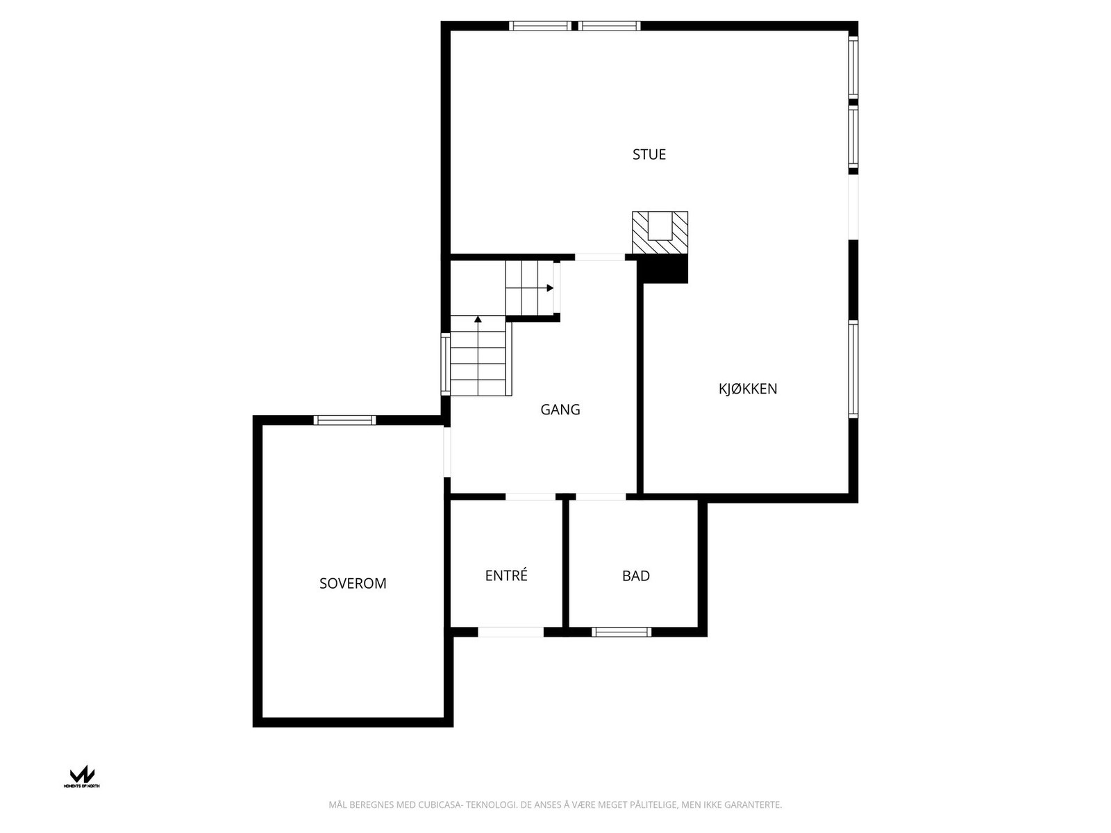 Plantegning - 1. etasje Galleribilde