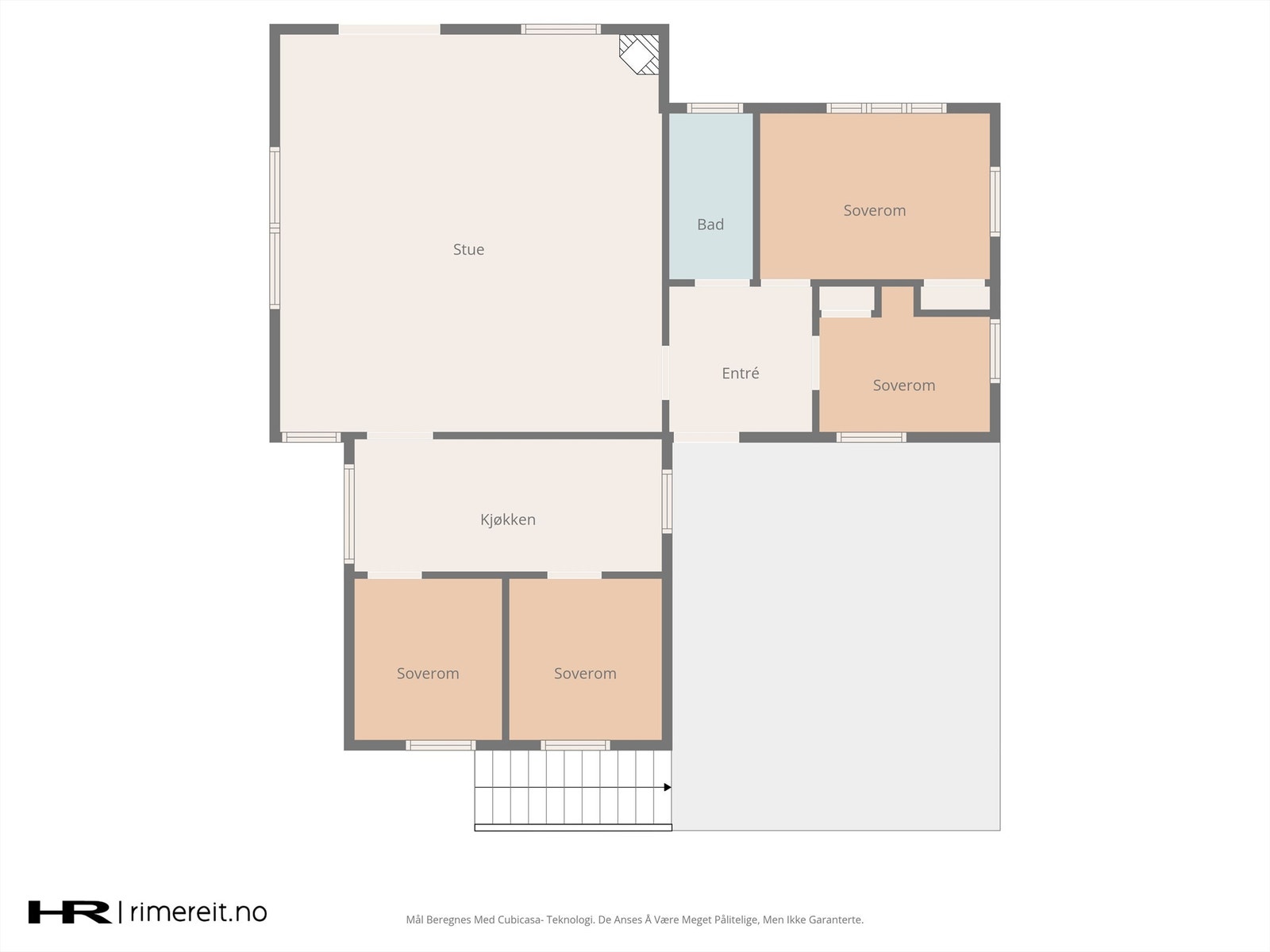 Plantegning hovedetasje Galleribilde