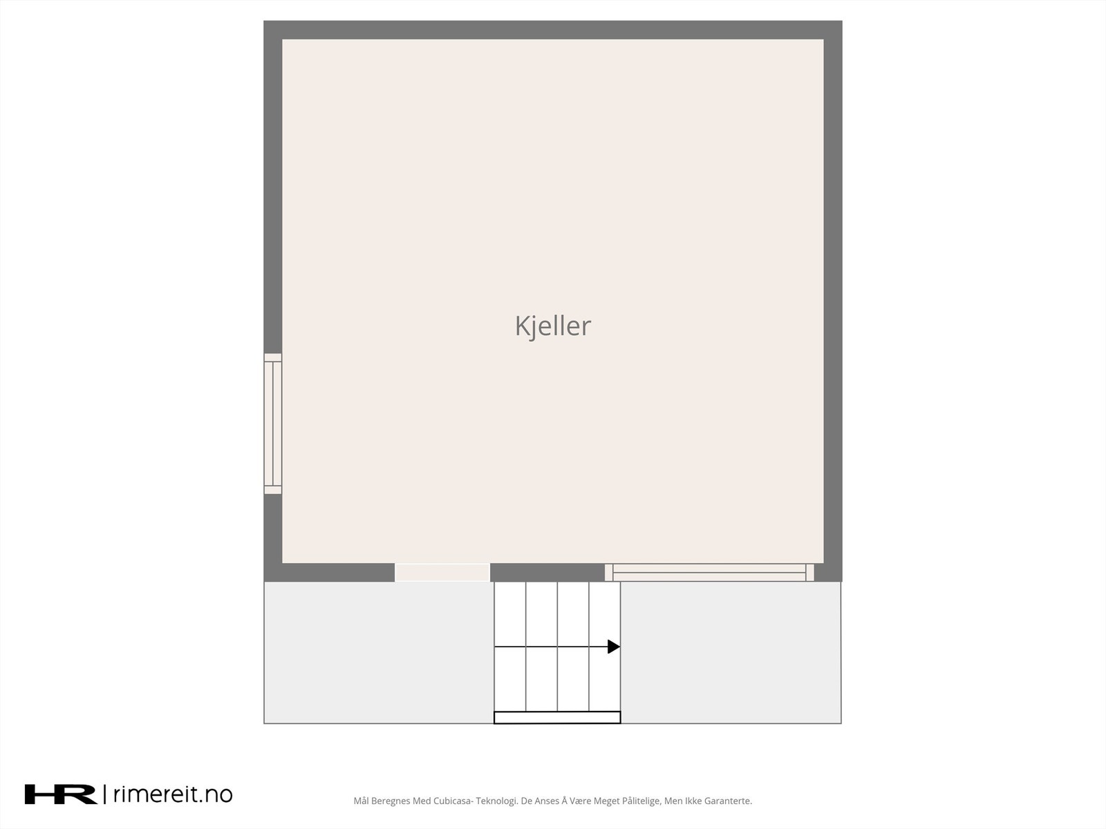 Plantegning kjeller Galleribilde