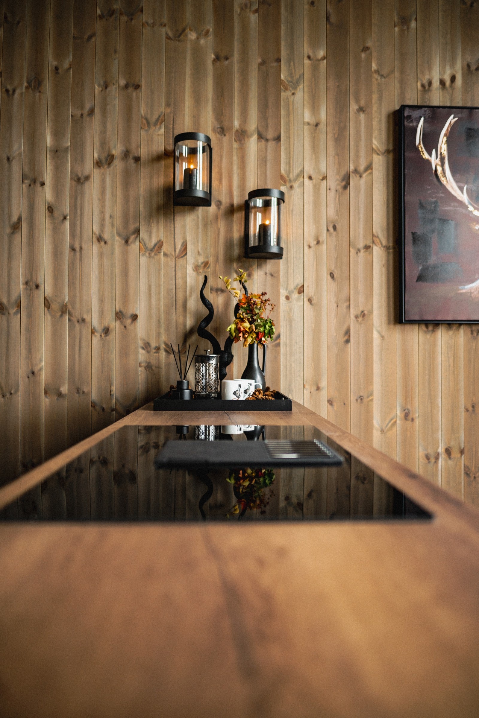 Legg merke til kokketoppen med integrert ventilator Galleribilde