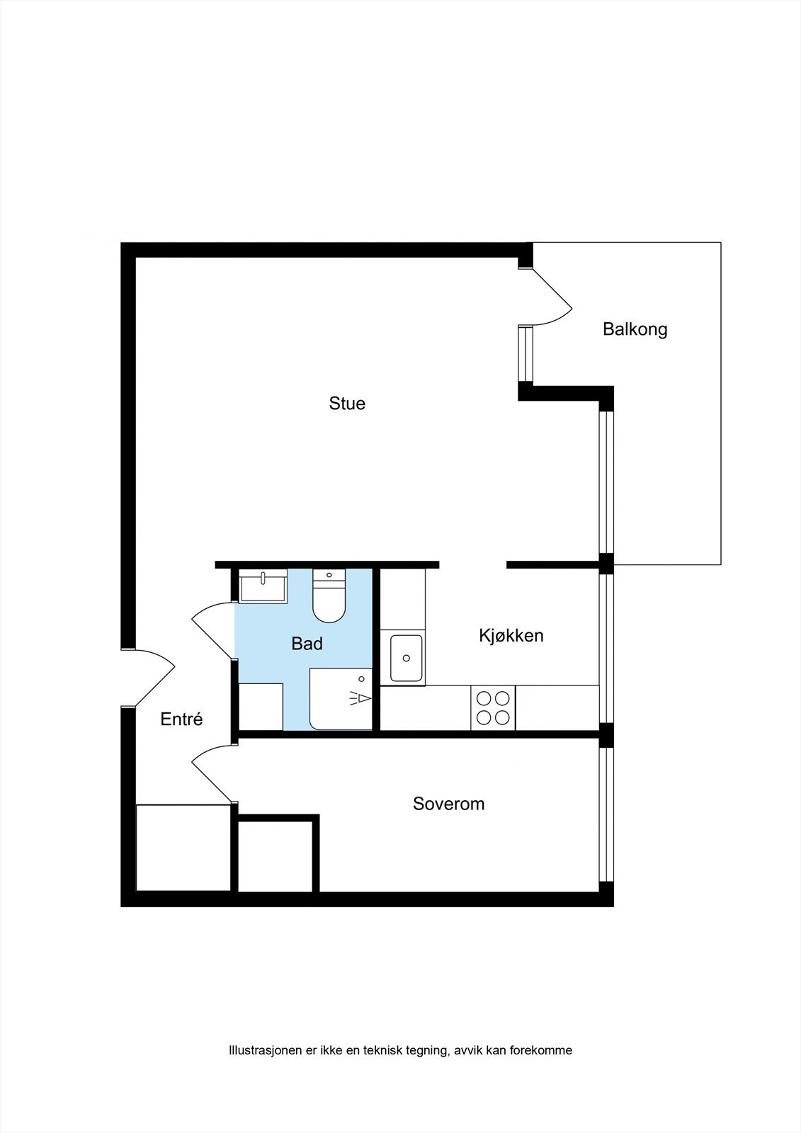 Presentasjon av leiligheten Galleribilde