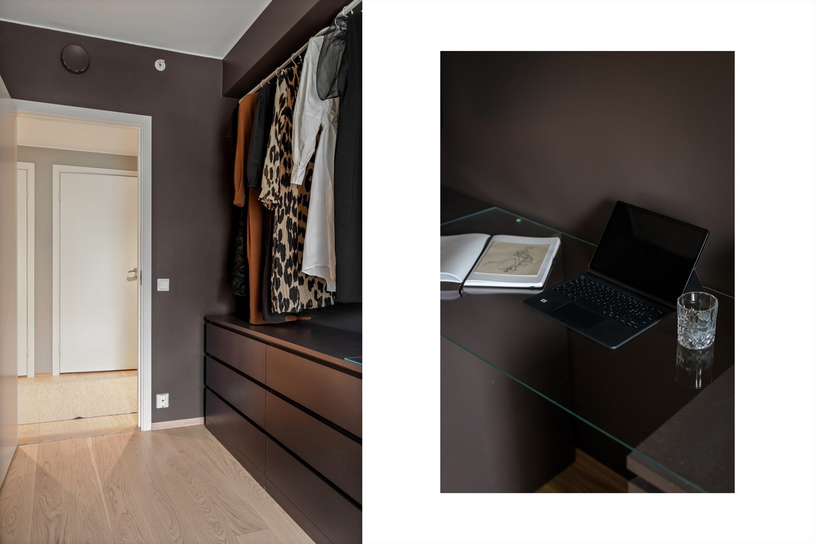 - Gjennomgående lik en-stavs eikeparkett på alle gulv bidrar til et flott helhetsinntrykk - Galleribilde