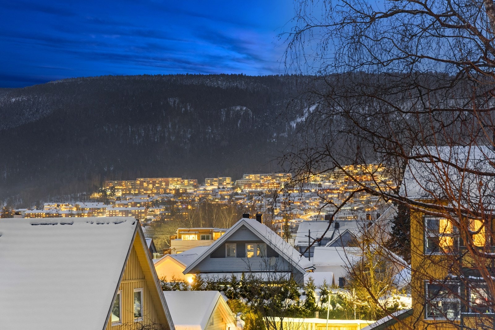 Utsikt fra veranda Galleribilde