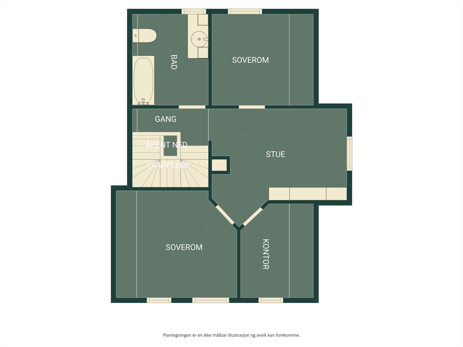 Plantegning 2.etasje. Galleribilde