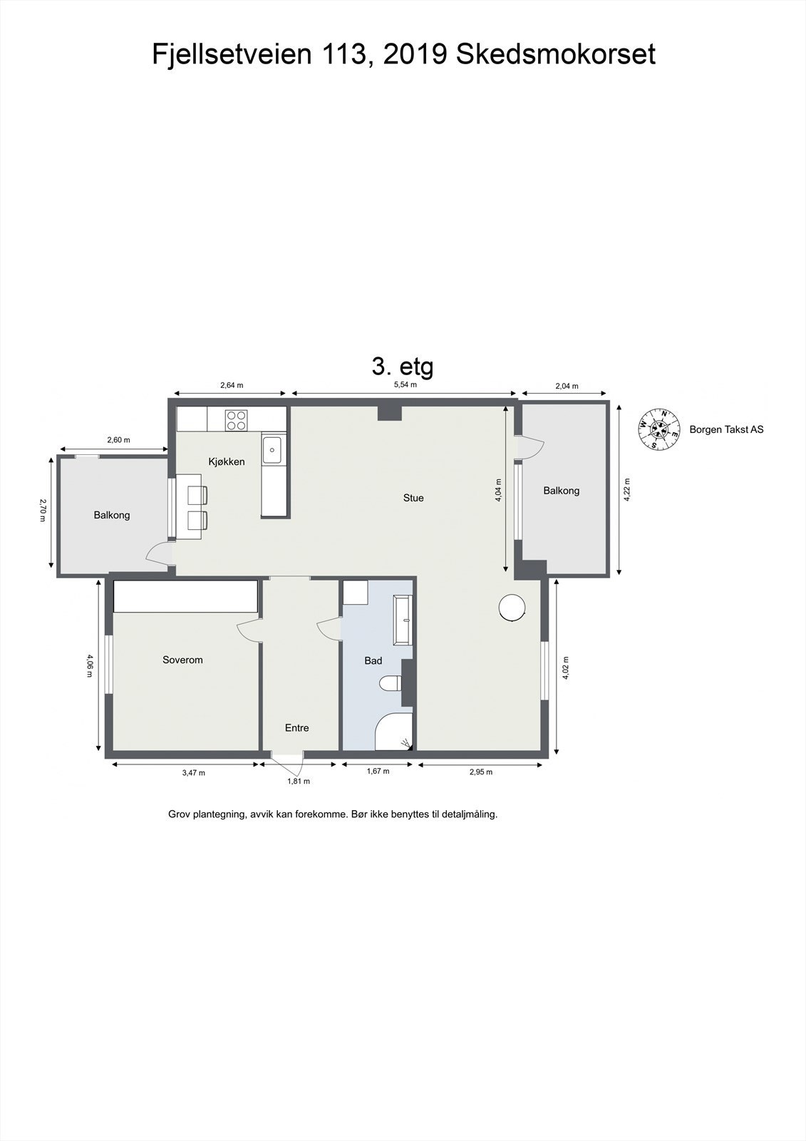 Dagens planløsning. Galleribilde