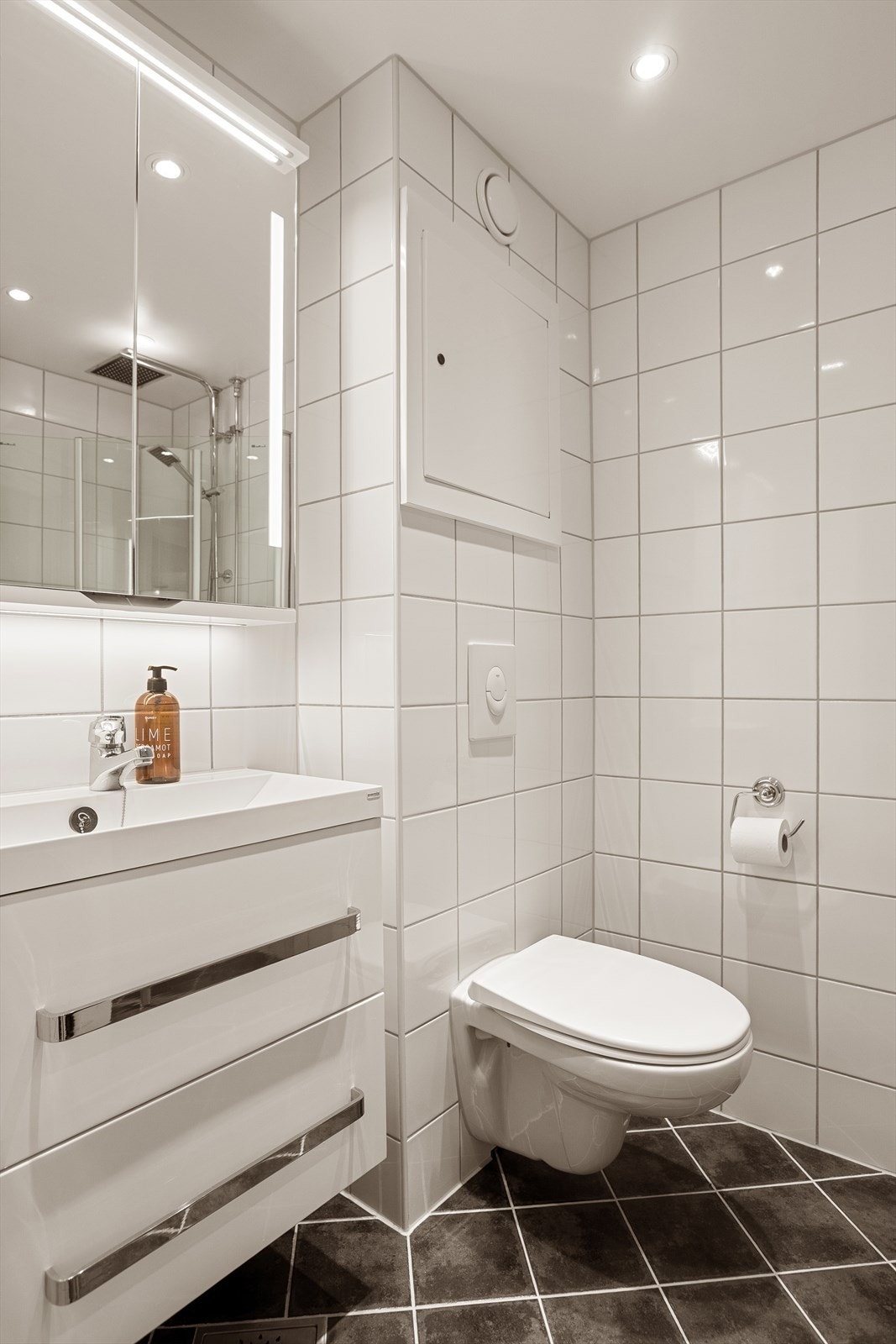 Badet er oppusset i regi av borettslaget i 2016 Galleribilde