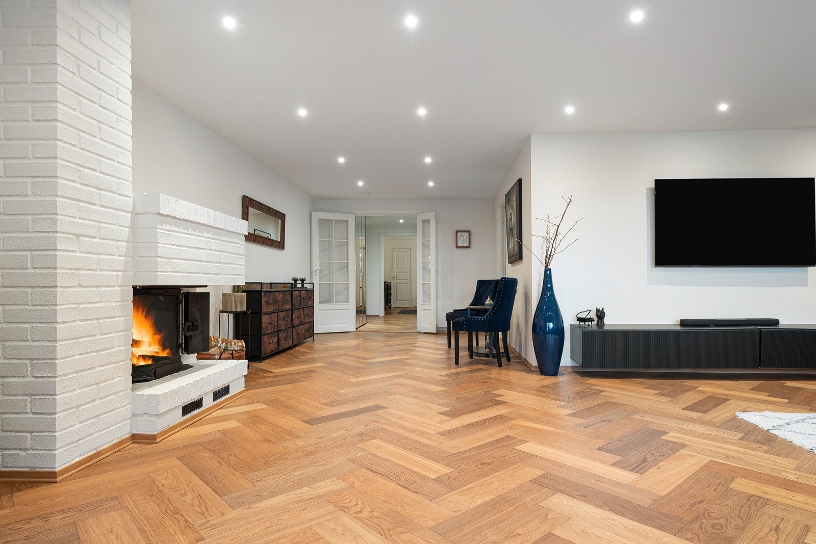 Leiligheten har en god, familievennlig planløsning på ca. 133 kvm Galleribilde