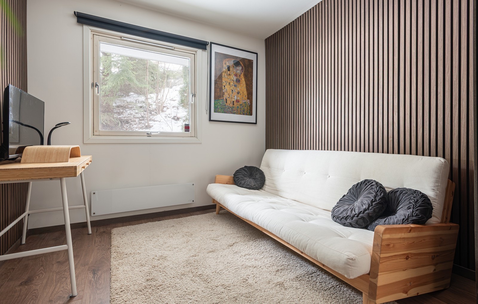 Soverommet egner seg utmerket som barnerom, gjesterom eller hjemmekontor Galleribilde