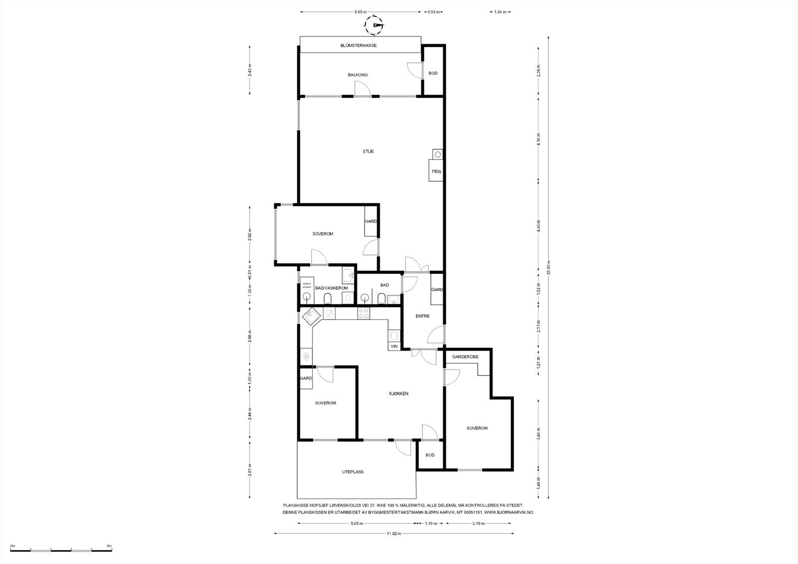 Plantegning Galleribilde