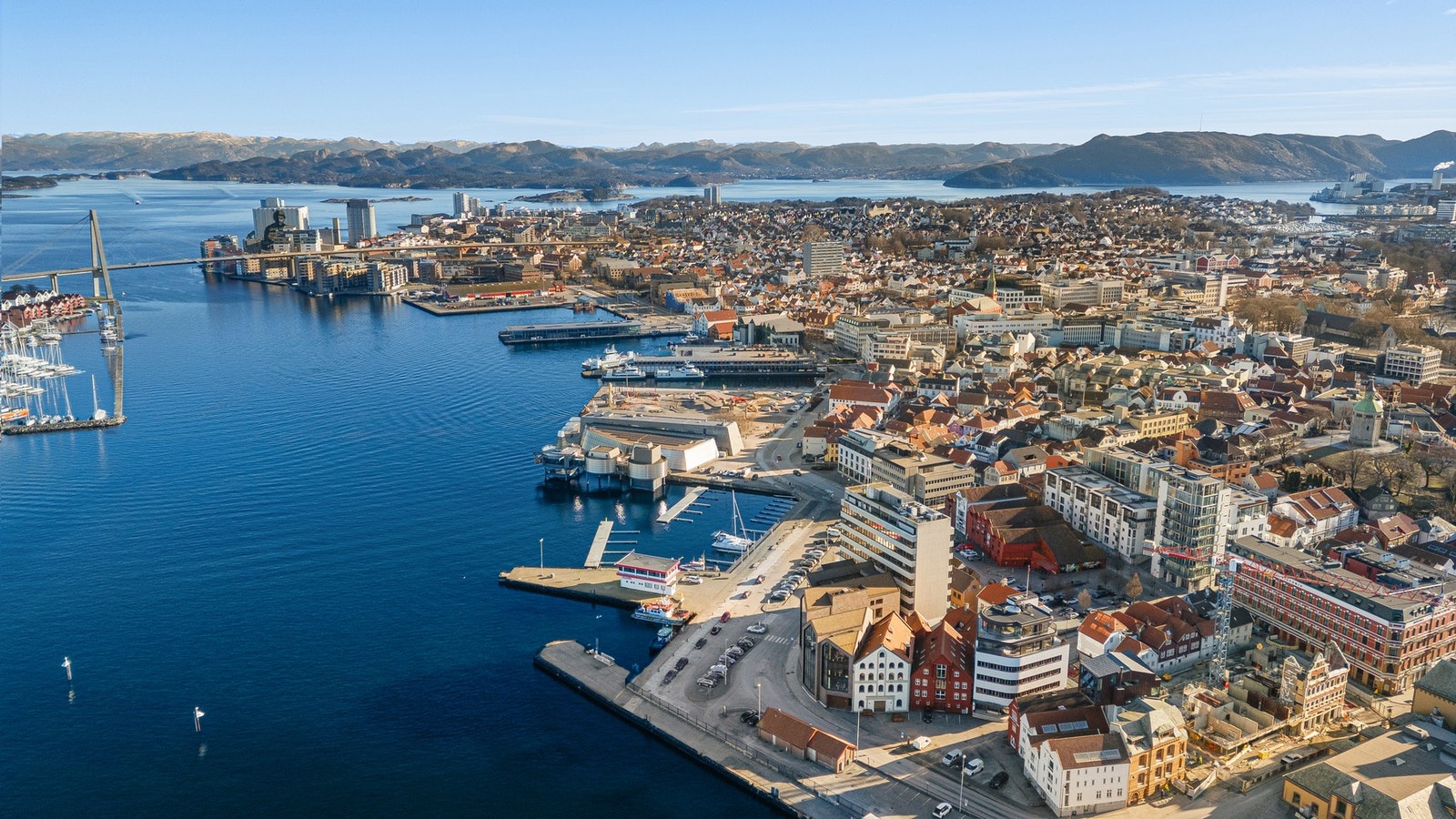 Område sett fra luften. Galleribilde