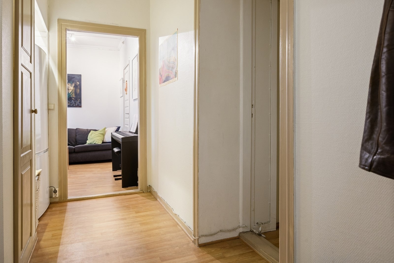 Leiligheten har en praktisk innvendig bod for ekstra lagringsplass. Galleribilde