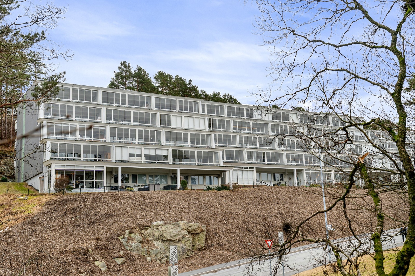 Fasade av Åsveien 95 Galleribilde