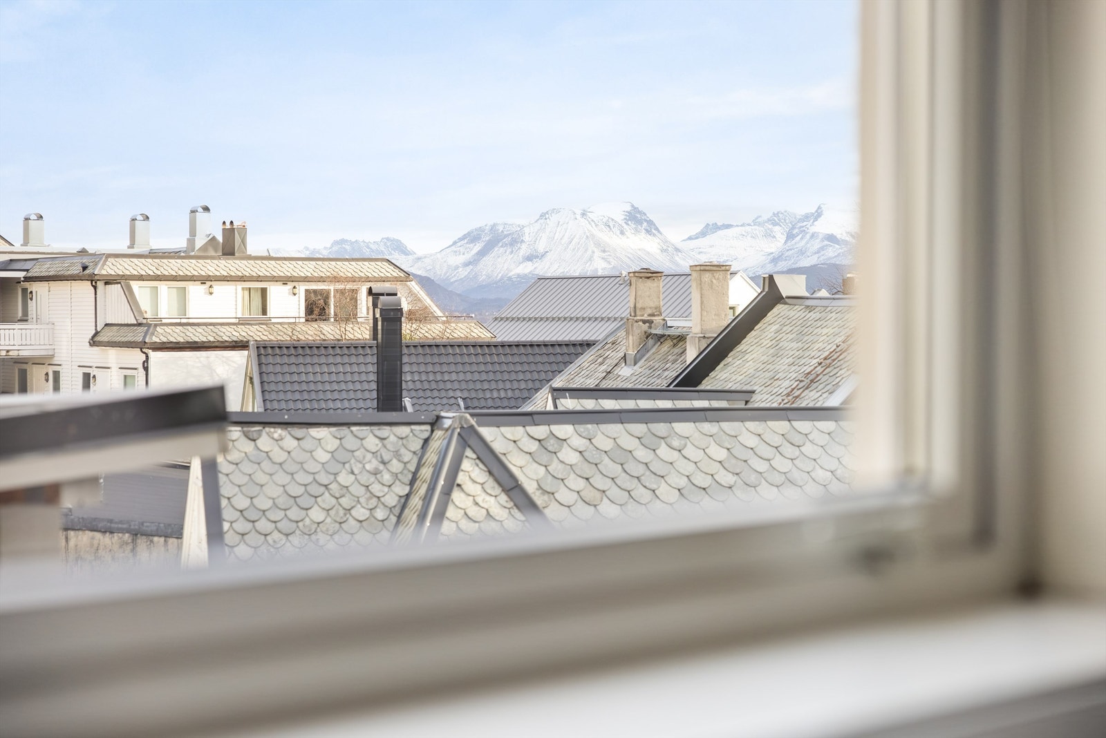 Utsikt fra soveromsvindu Galleribilde