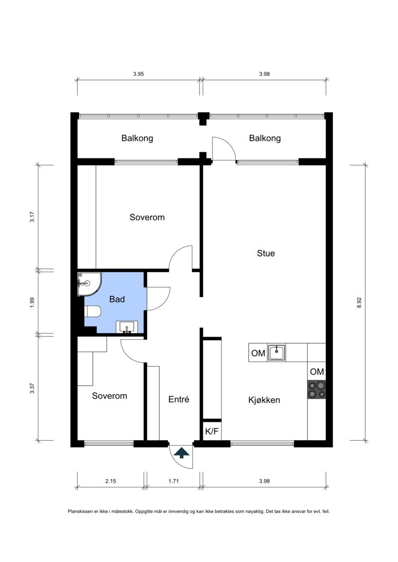 Plantegning Galleribilde