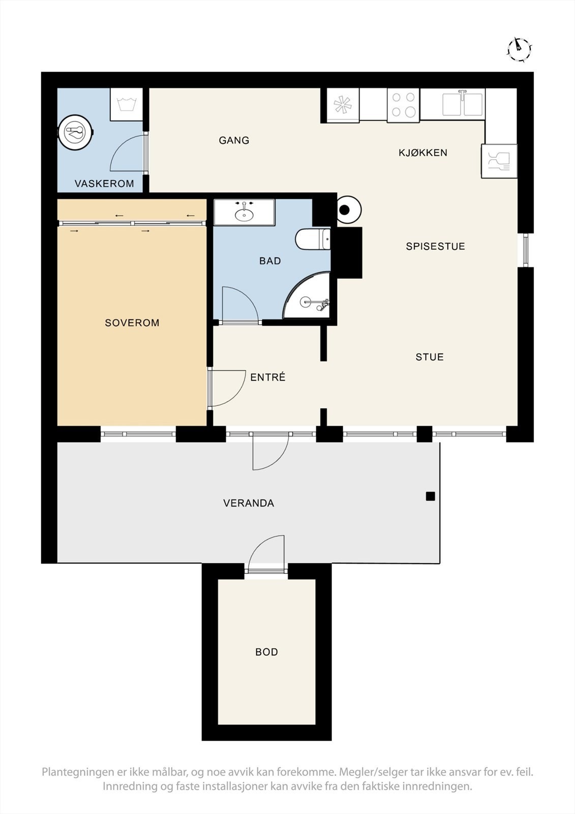 Plantegning Galleribilde