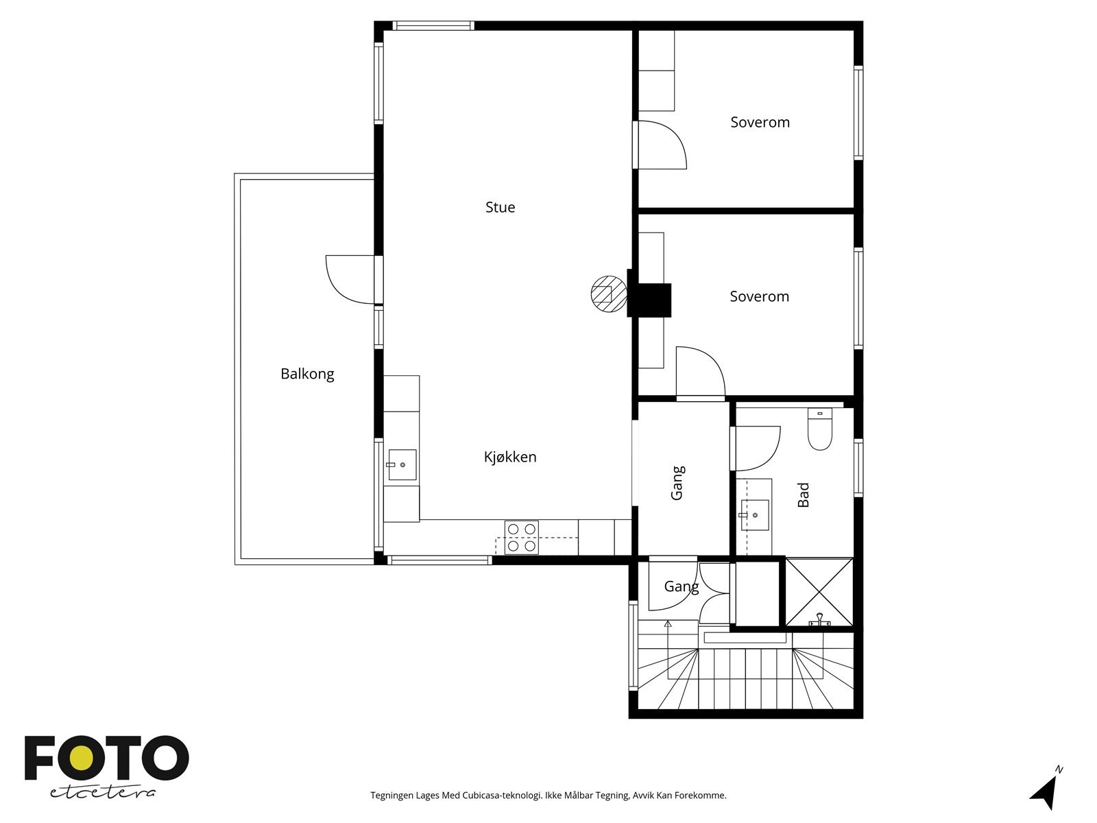 Veiledende plantegning - Ikke målbar Galleribilde