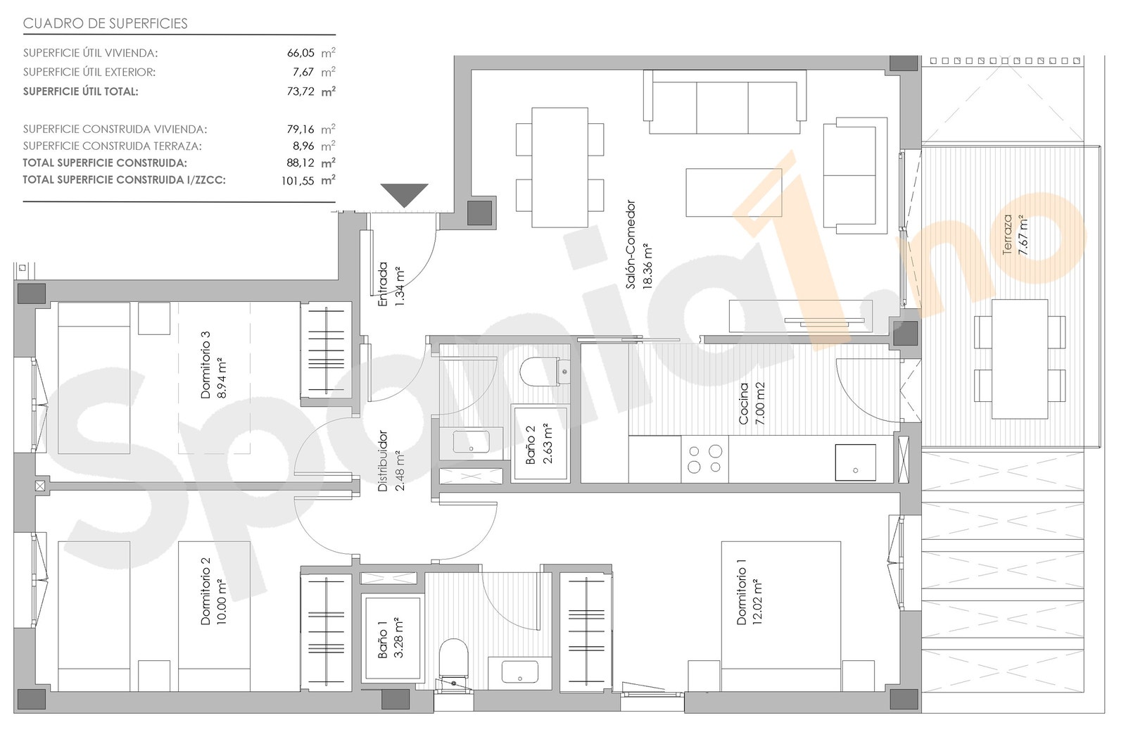 Plantegning Galleribilde