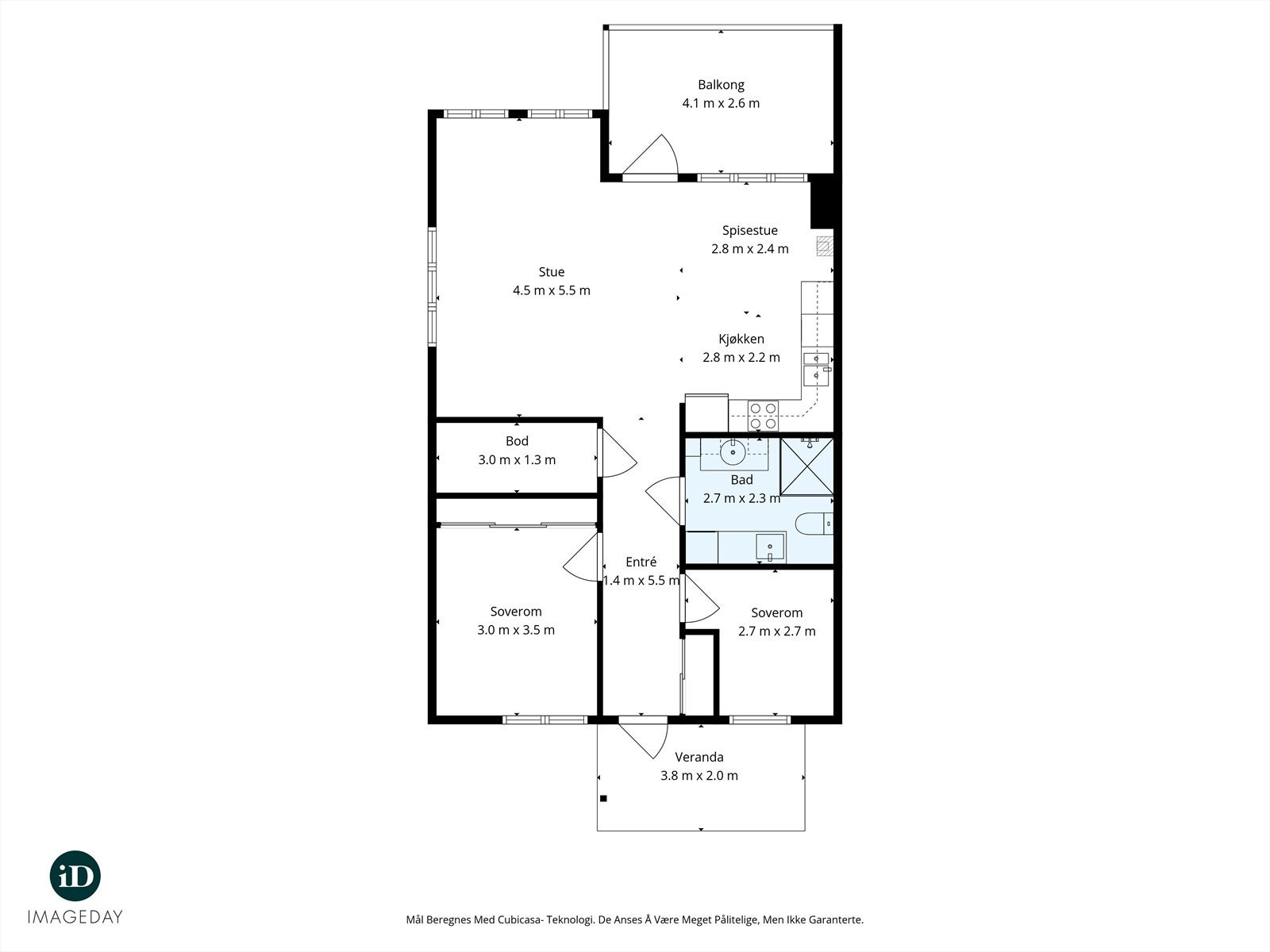 Plantegning 2. etg. Galleribilde
