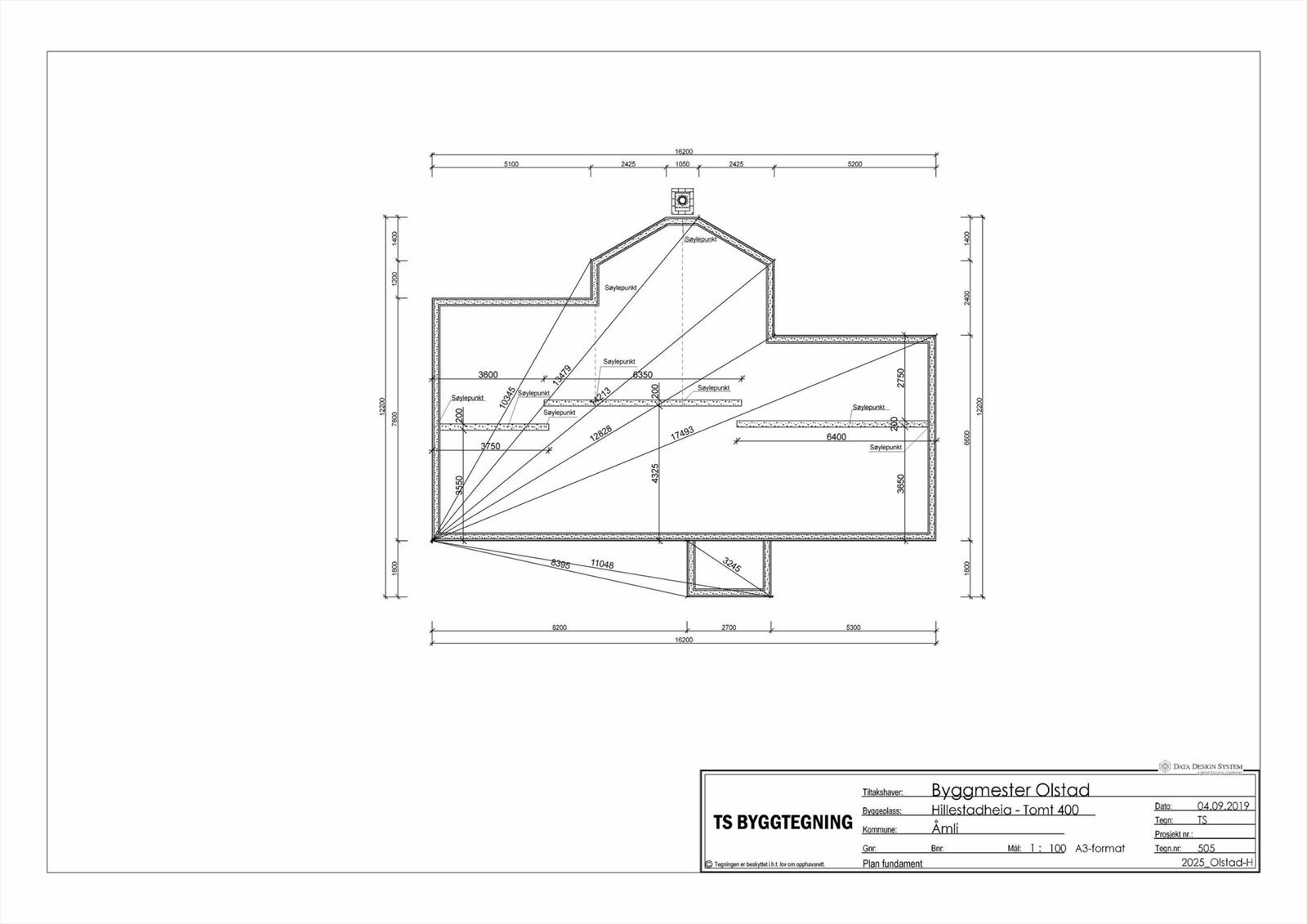 Byggesøknad - Tegninger Galleribilde