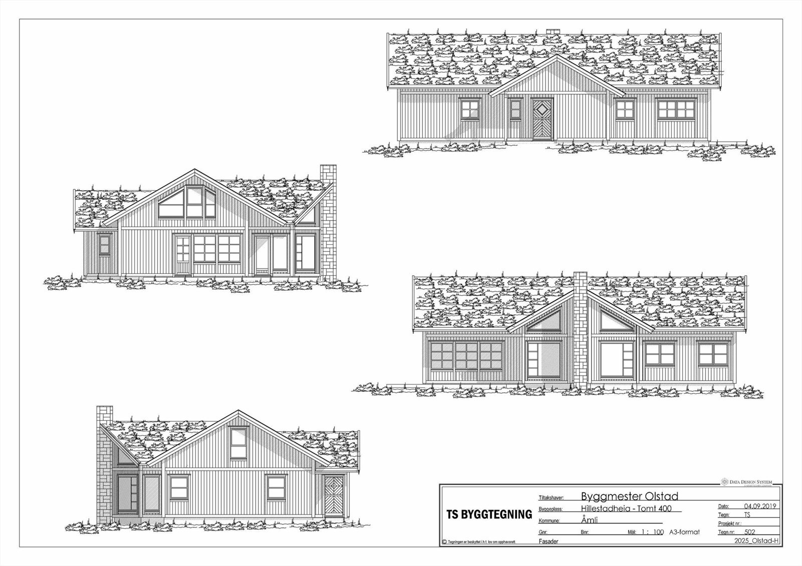 Byggesøknad - Tegninger Galleribilde