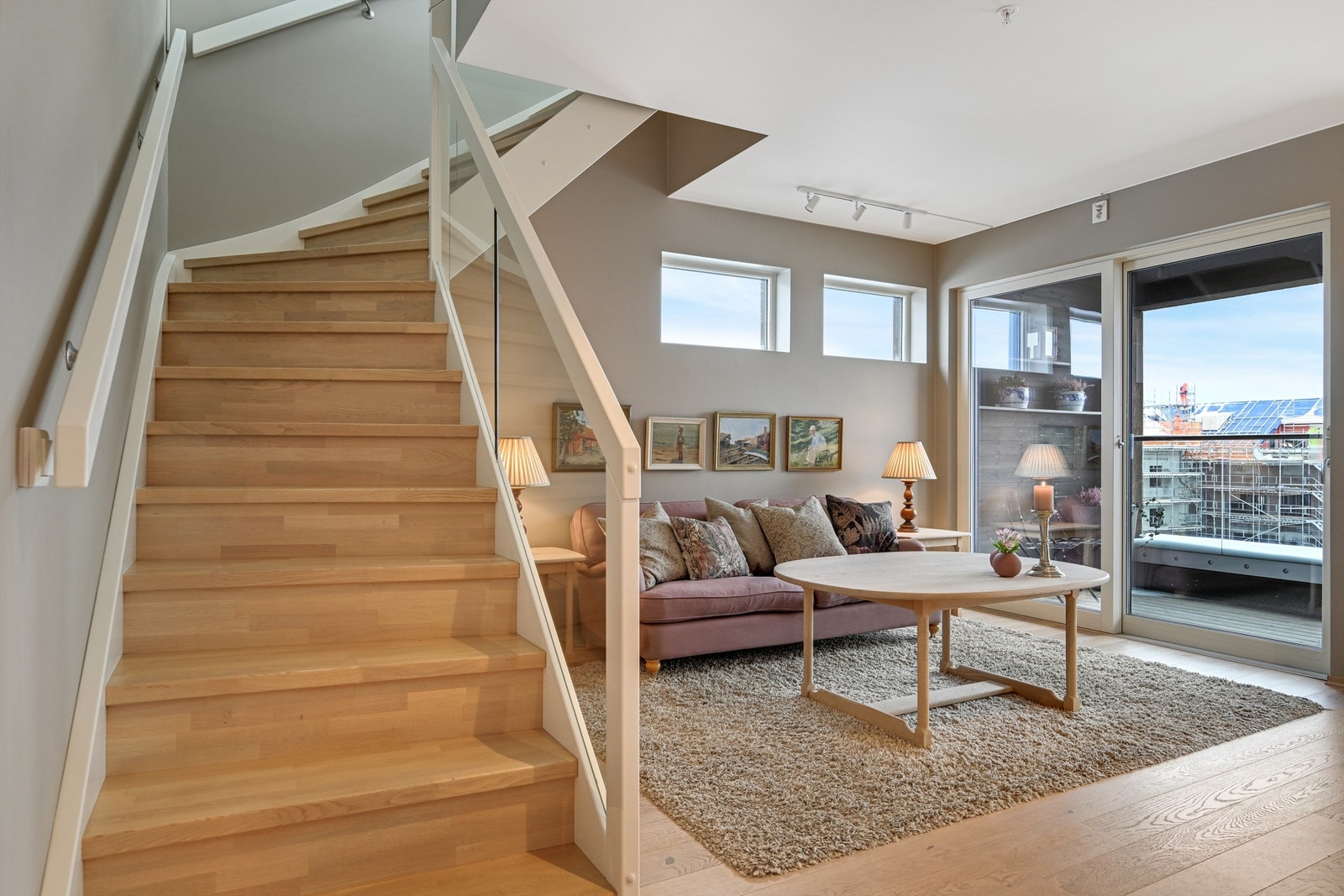 Lekker trapp opp til 6. etasje. Galleribilde