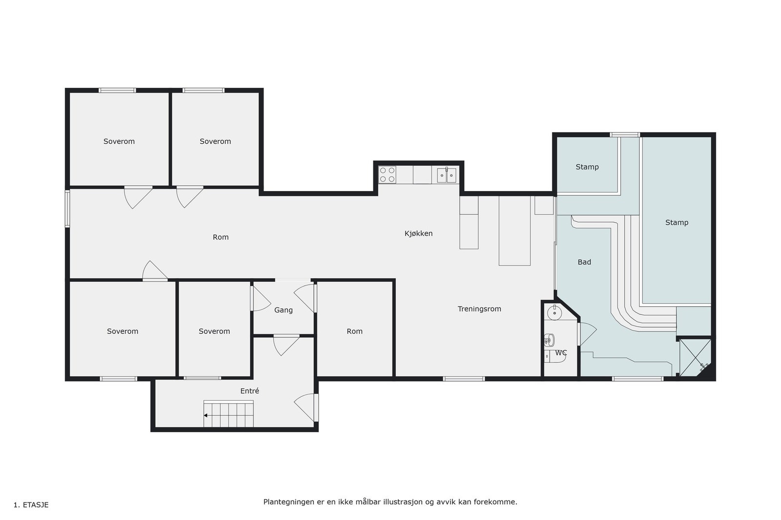 Plantegning Galleribilde