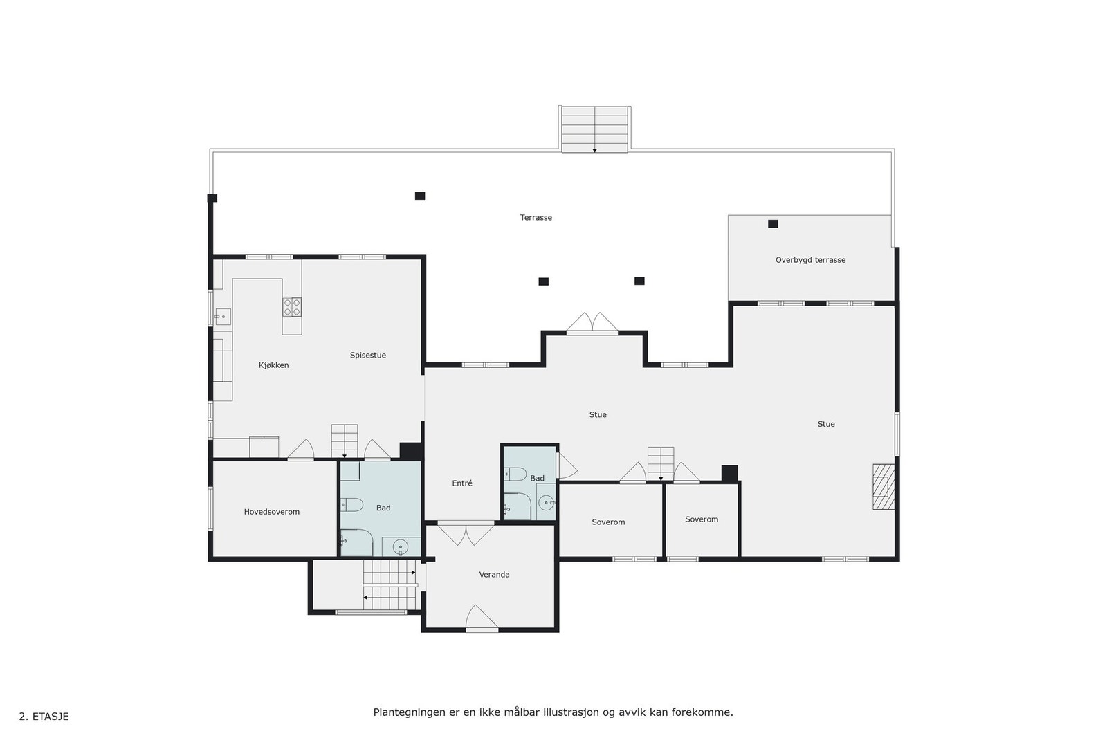 Plantegning Galleribilde