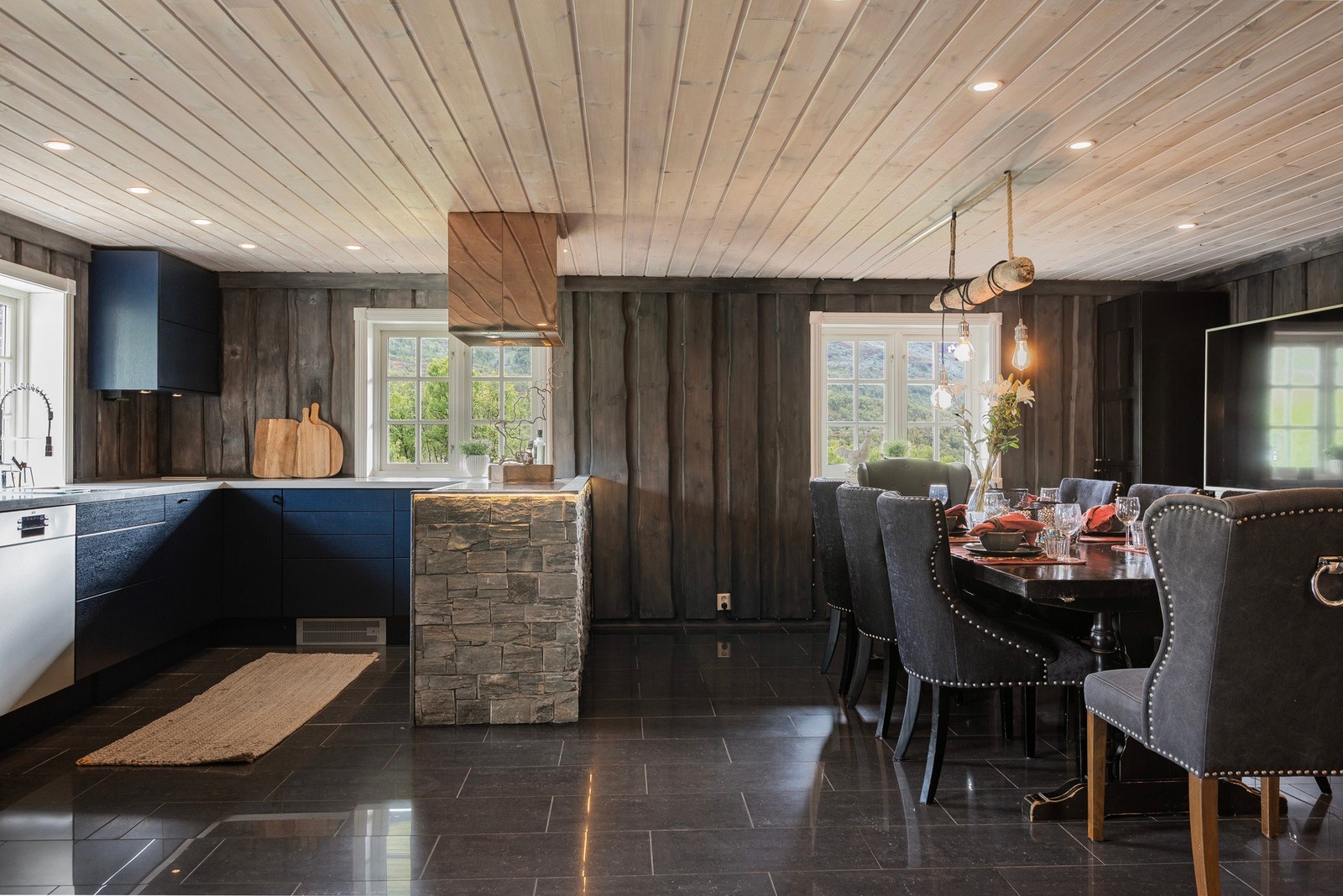 Åpen kjøkkenløsning. Galleribilde