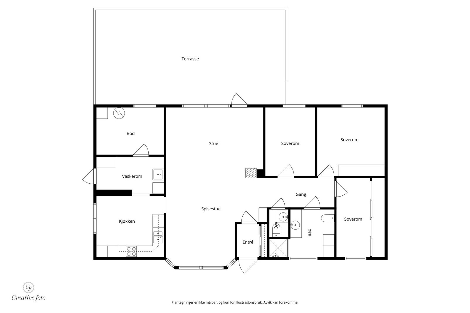 Plantegning. Galleribilde