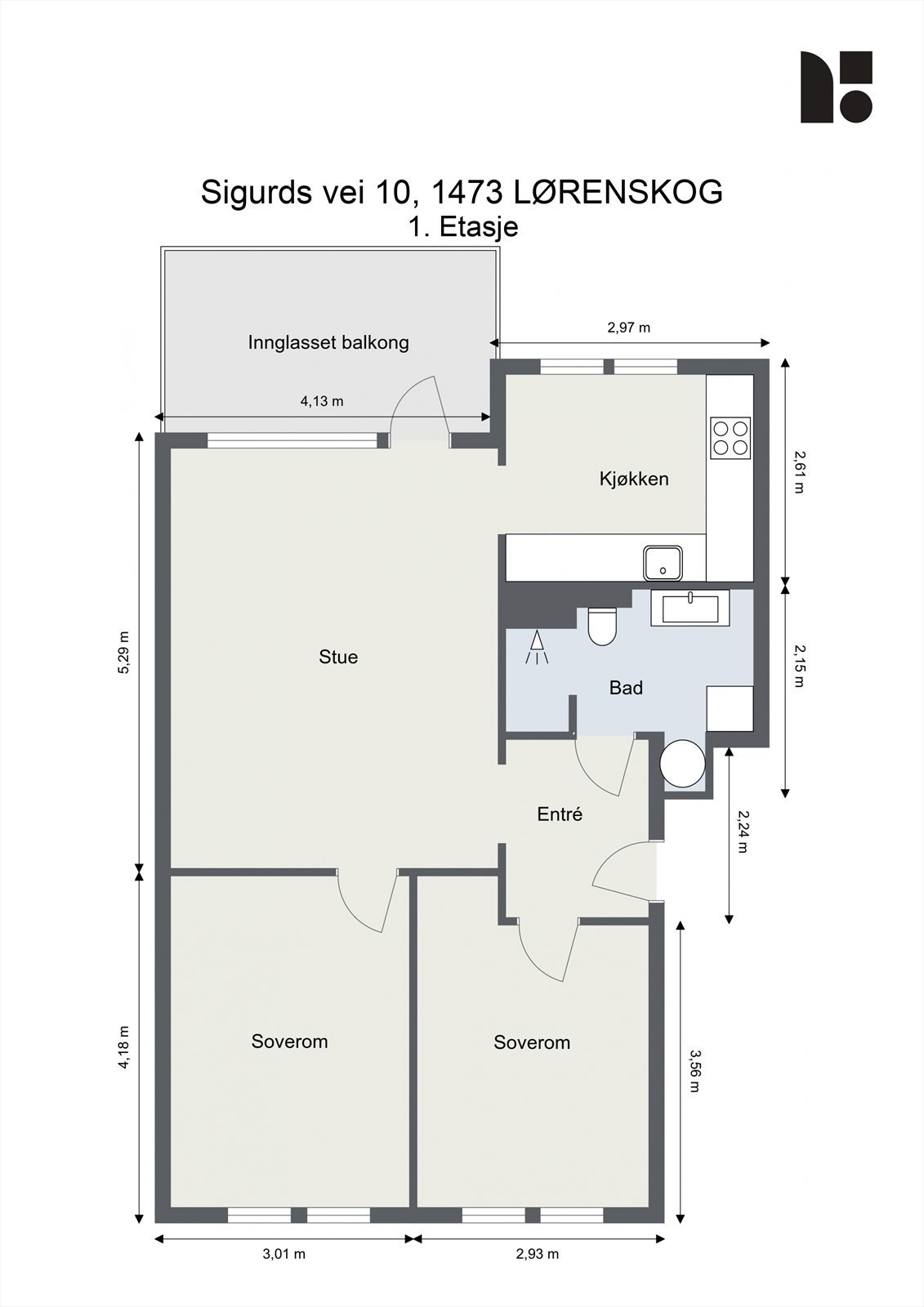 Plantegning. Galleribilde
