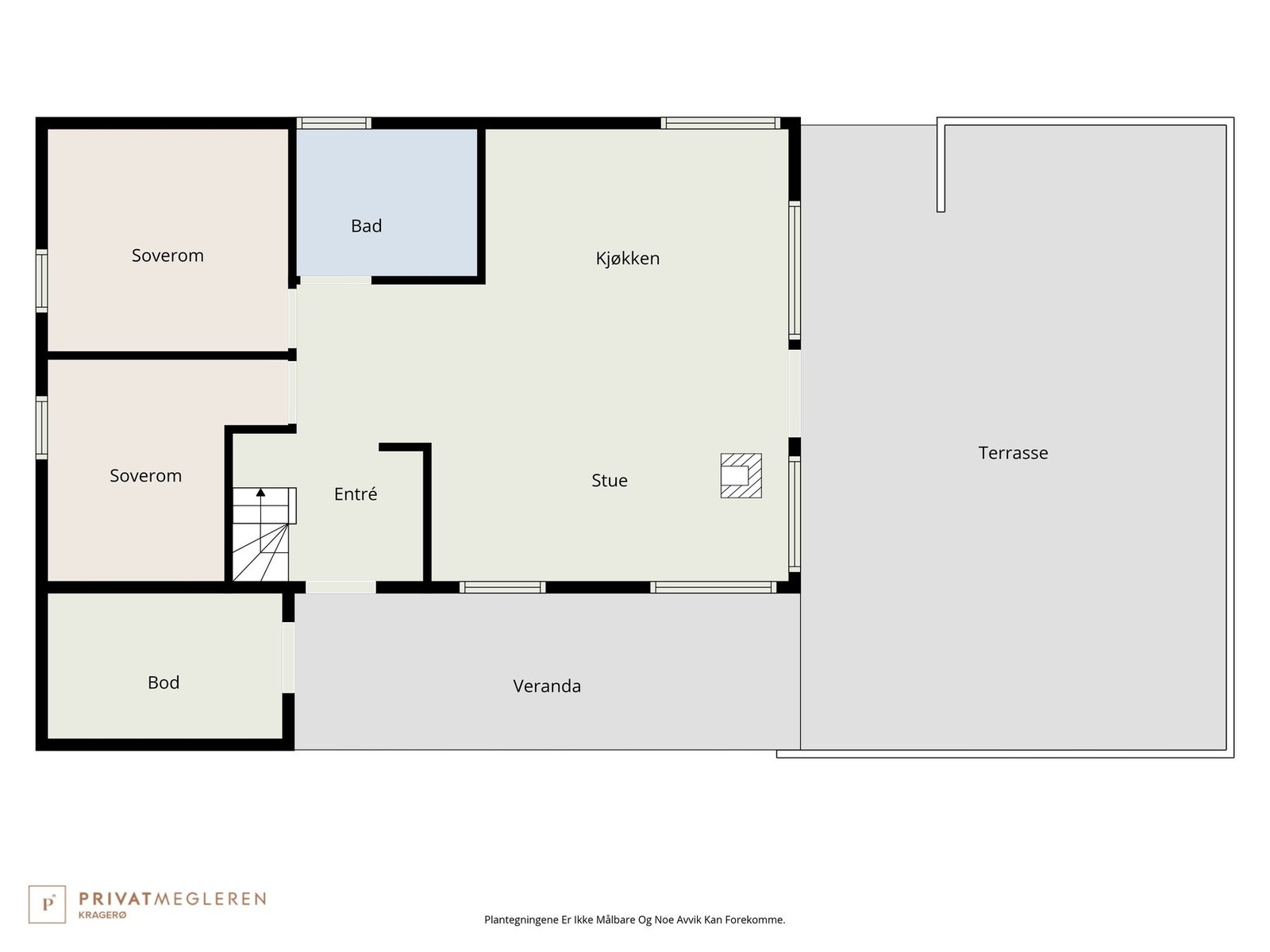 Plantegning 1.etasje Galleribilde