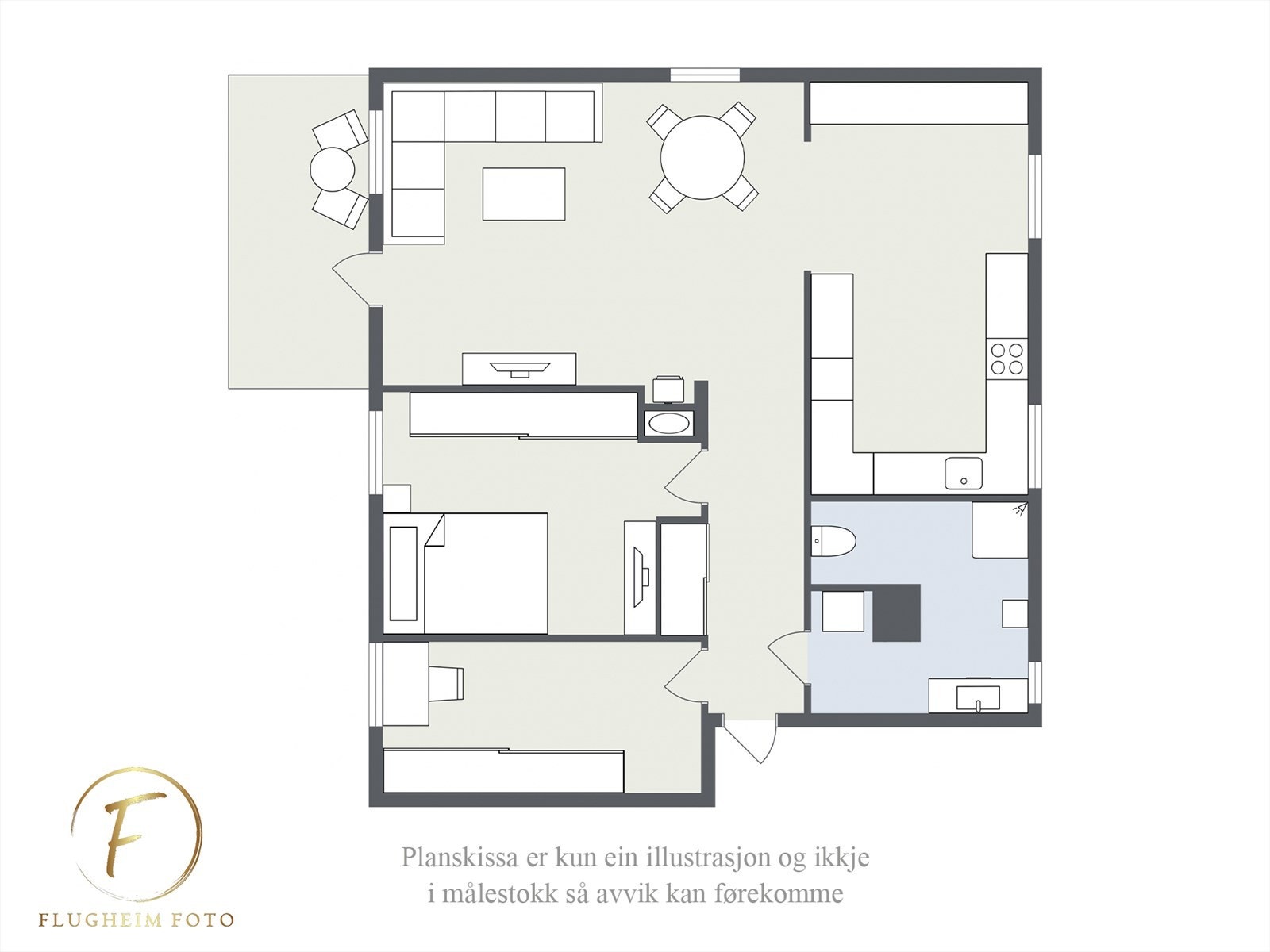 Planteikning Galleribilde