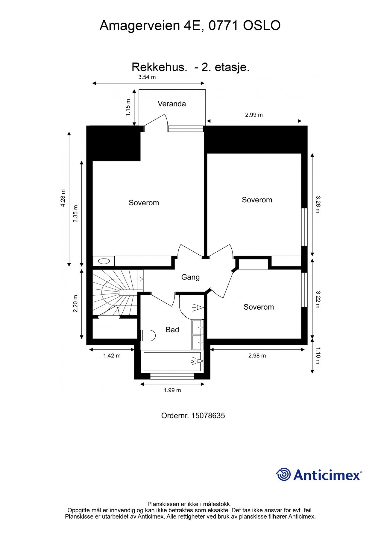 Plantegning 2.etasje. Galleribilde