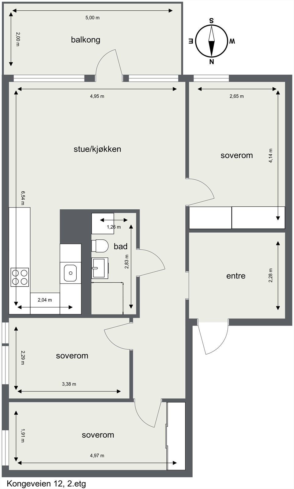 Plantegning. Galleribilde