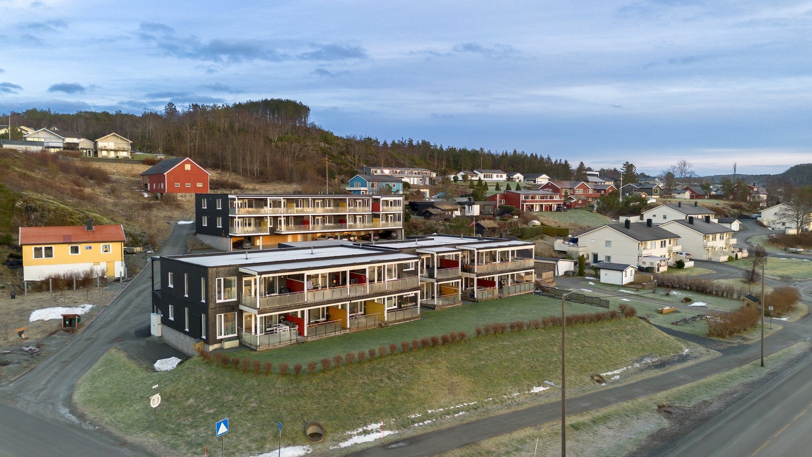 Dronefoto Galleribilde