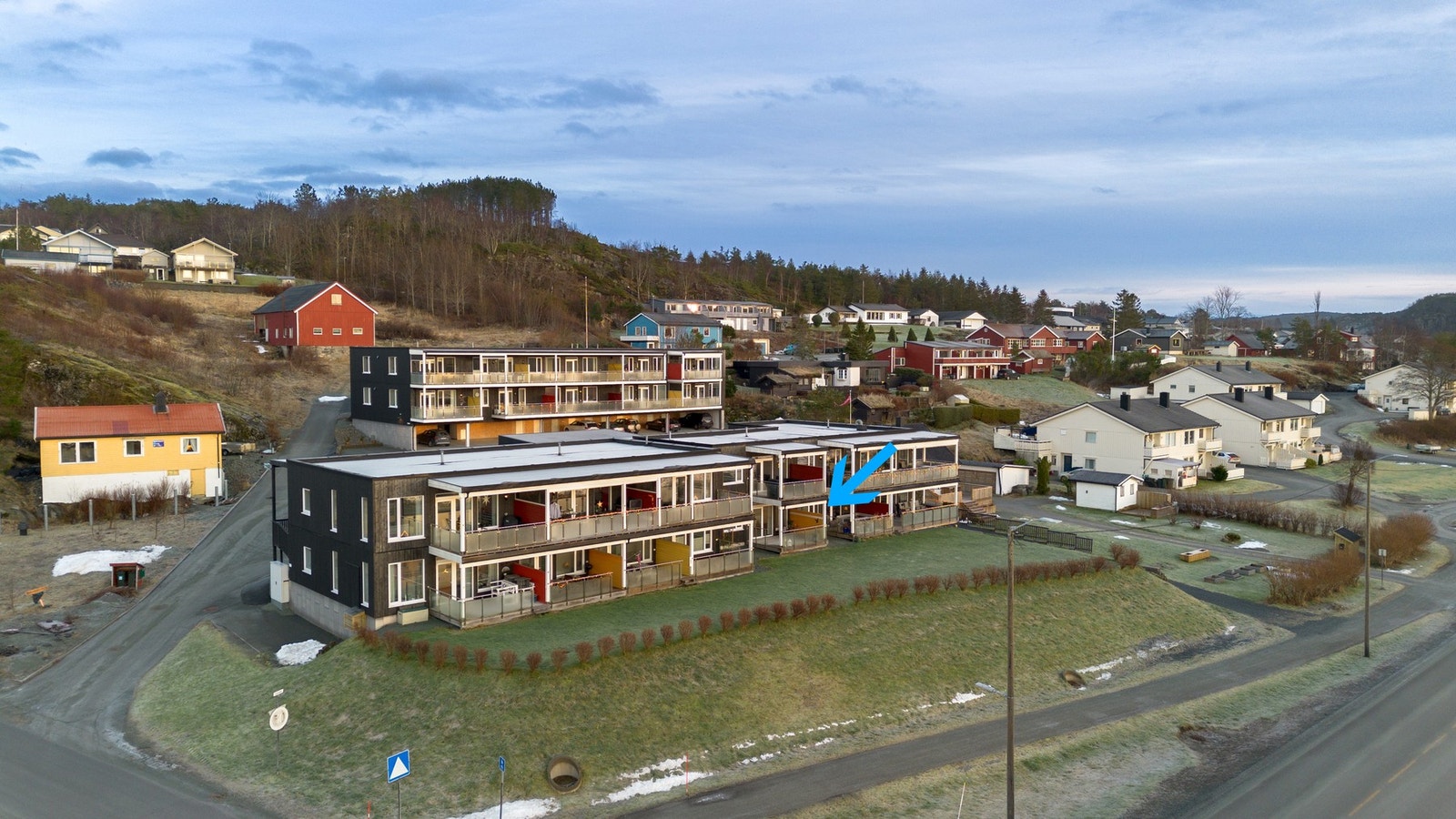 Dronefoto Galleribilde