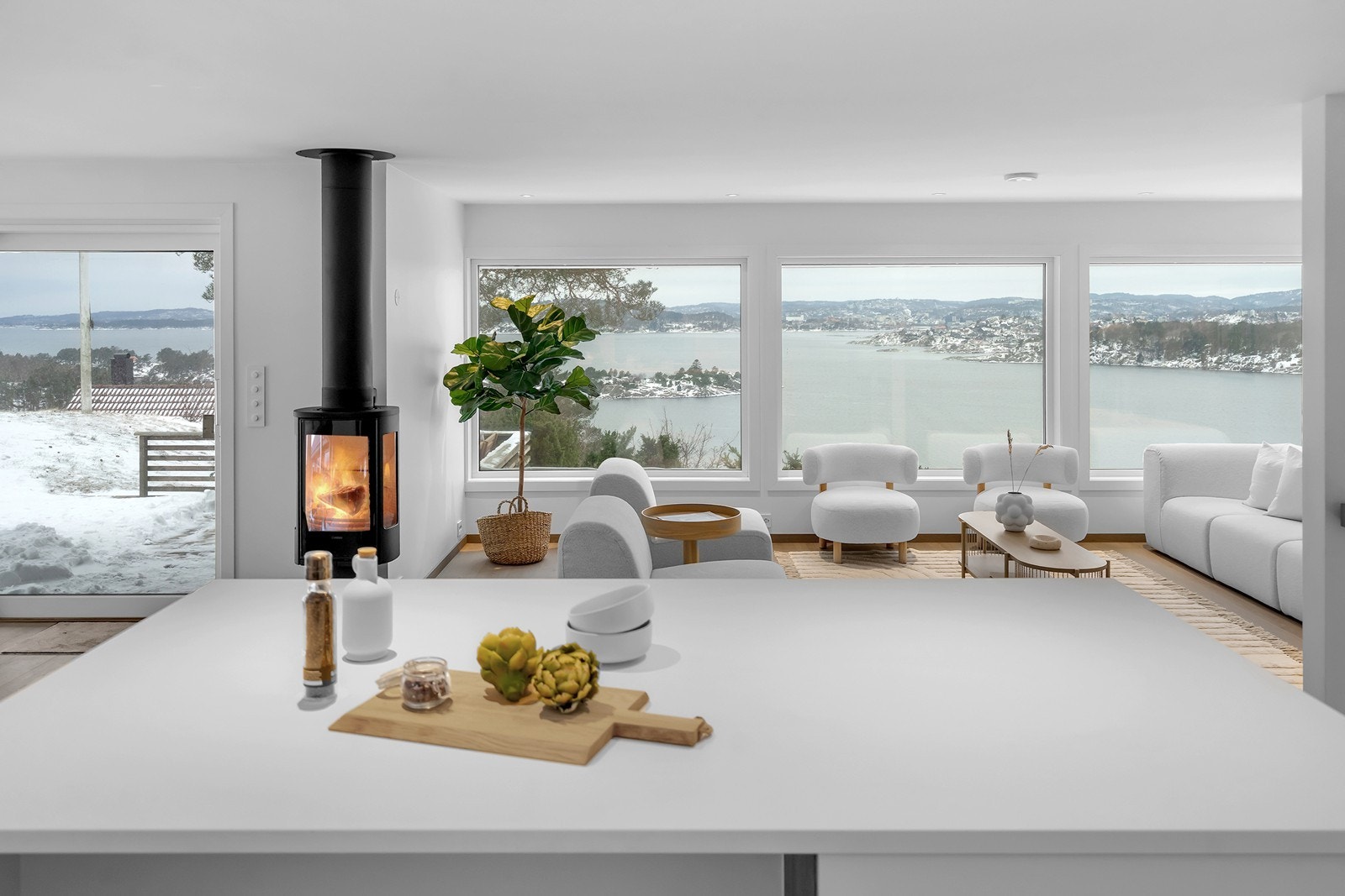 Det strømuttak på kjøkkenøya Galleribilde