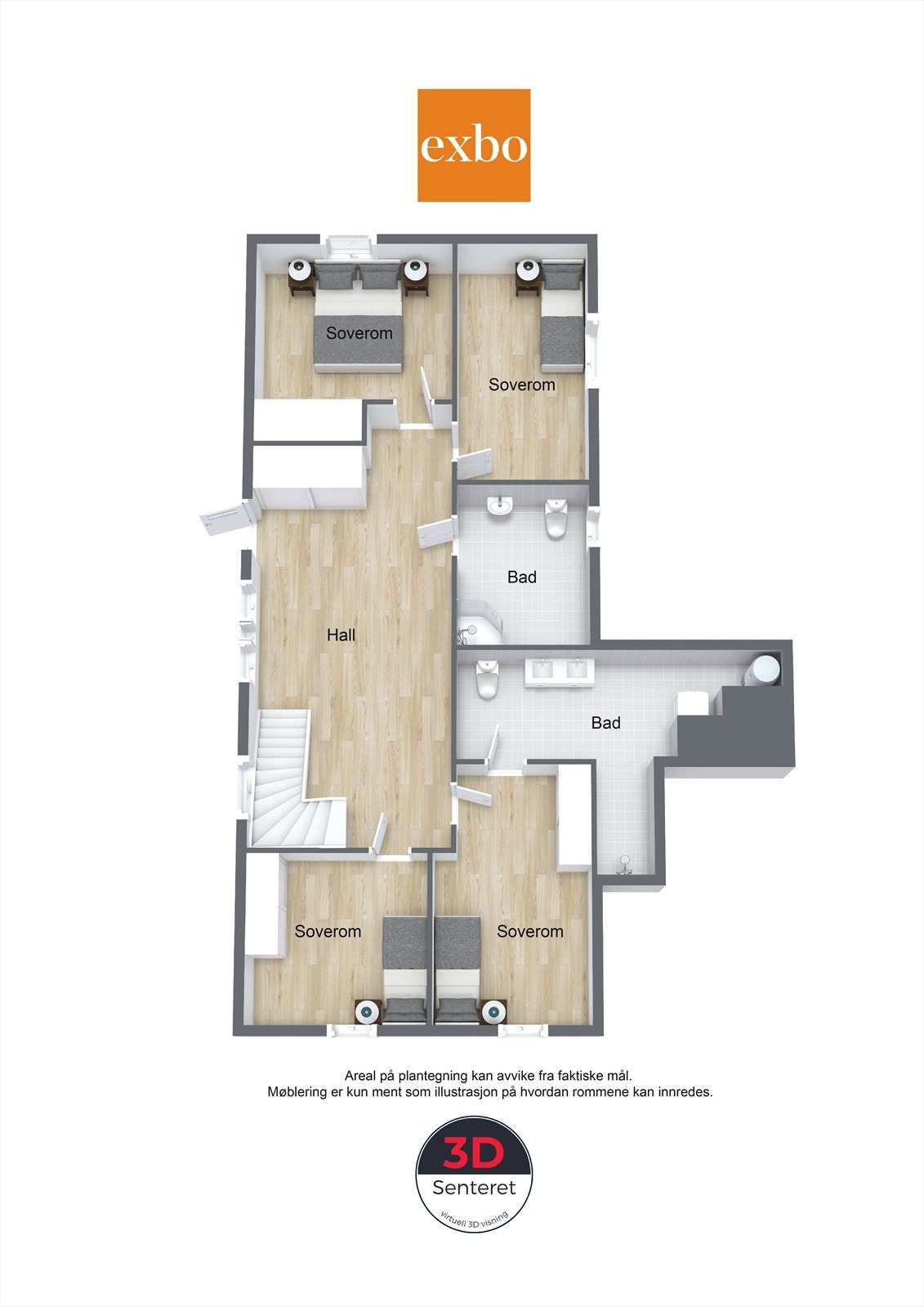 Plantegning underetg. Galleribilde