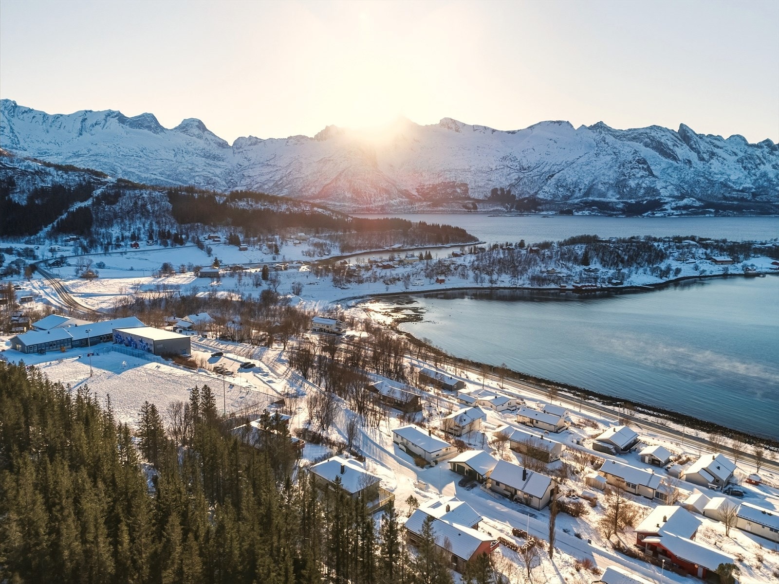 Gangavstand er det blant annet til butikk, skole og barnehage. Galleribilde