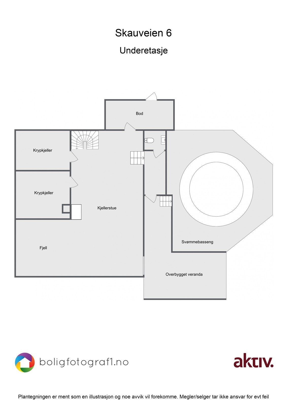 Plantegning, kjeller Galleribilde