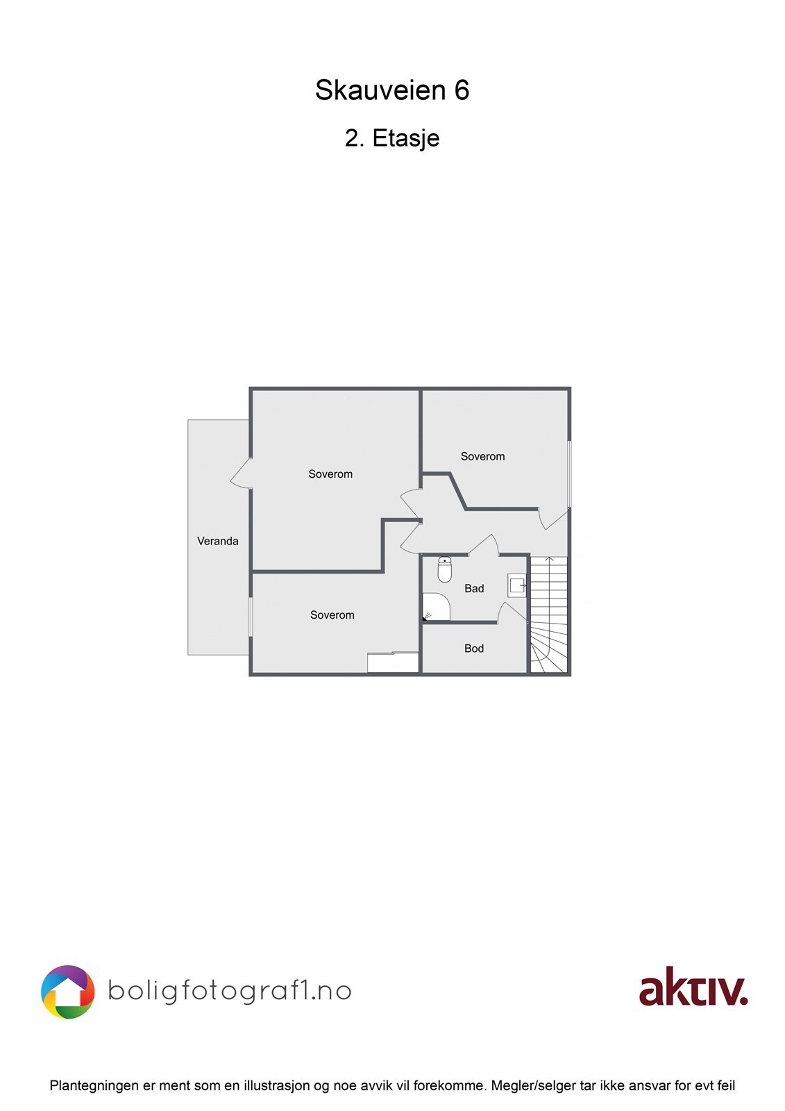 Plantegning, 2. etg. Galleribilde